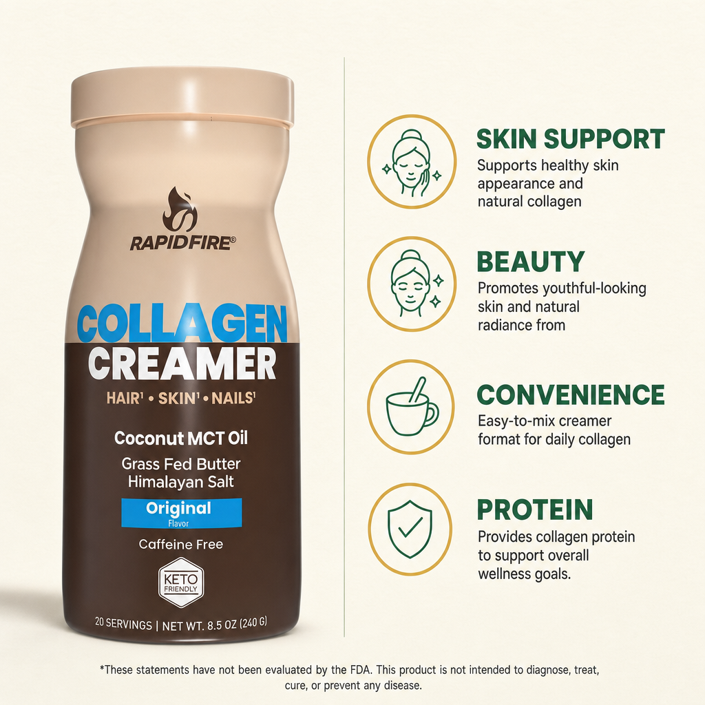 Rapid Fire Collagen Creamer Skin Support 7.55 oz — view 2