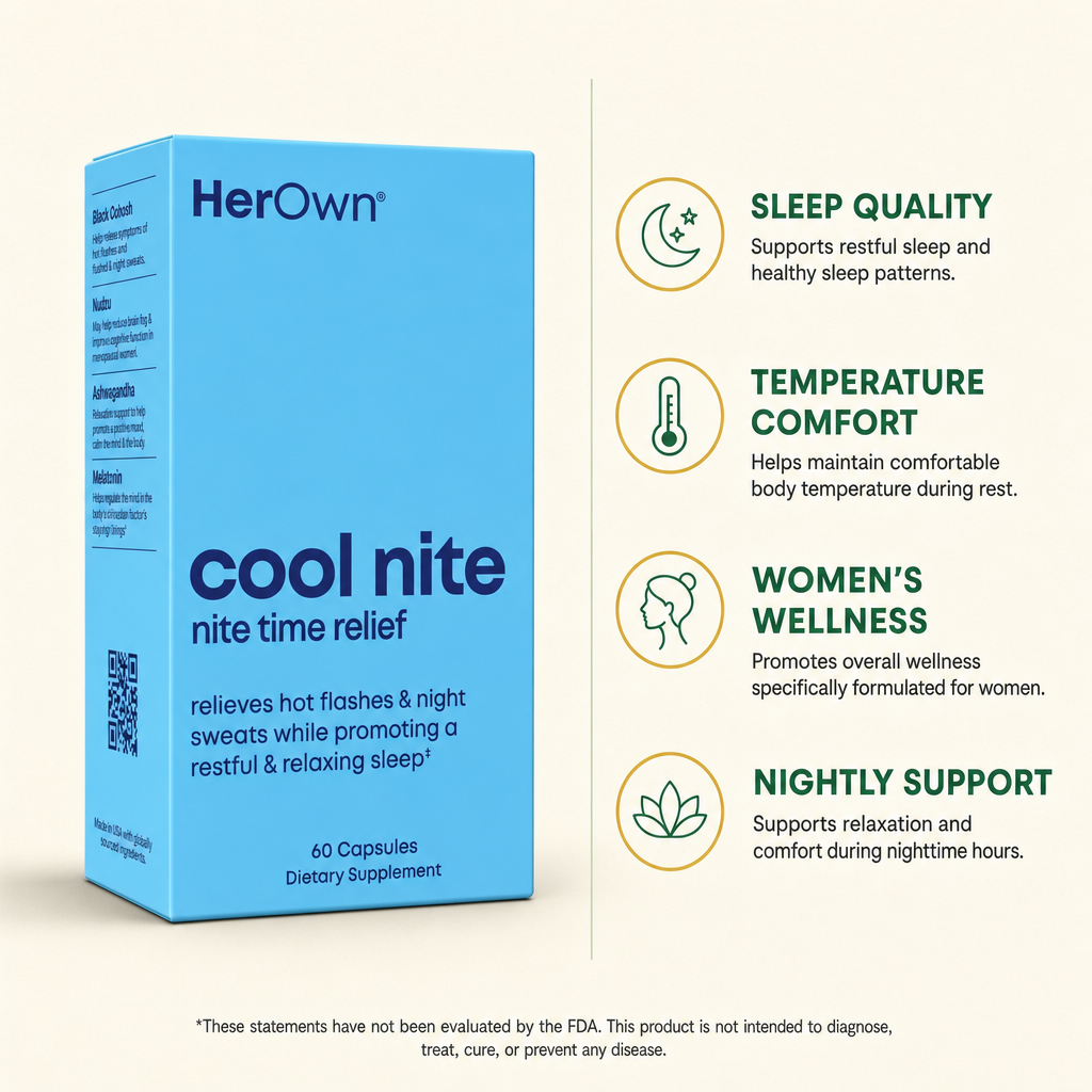 Her Own Women's Cool Night Formula Capsules 60ct — view 2