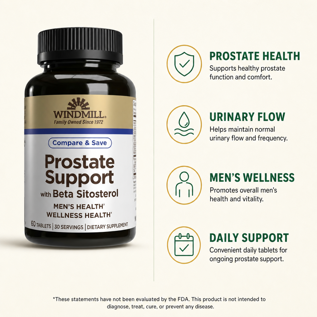 Windmill Prostate Support Formula Men's Health Tablets 60ct — view 2