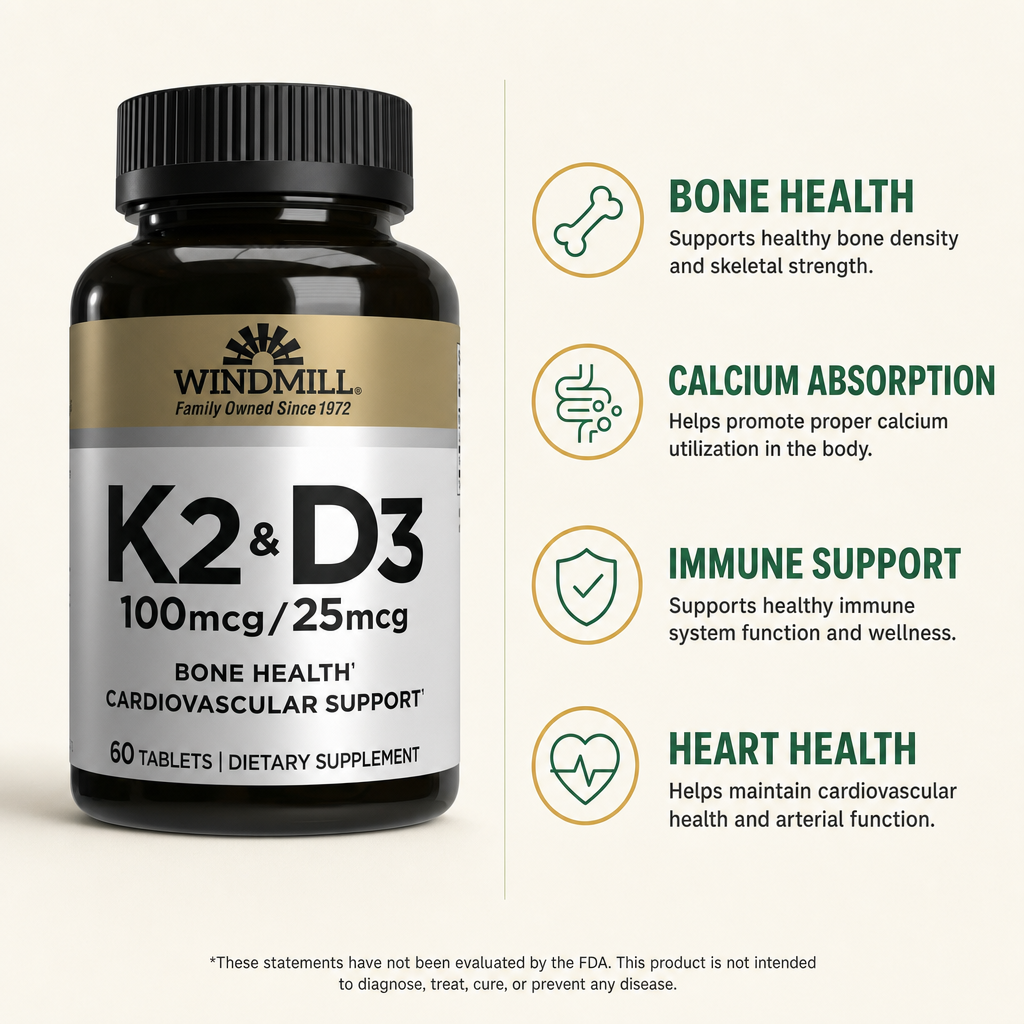 Vitamin K2 & D3 Bone Health Support — view 2