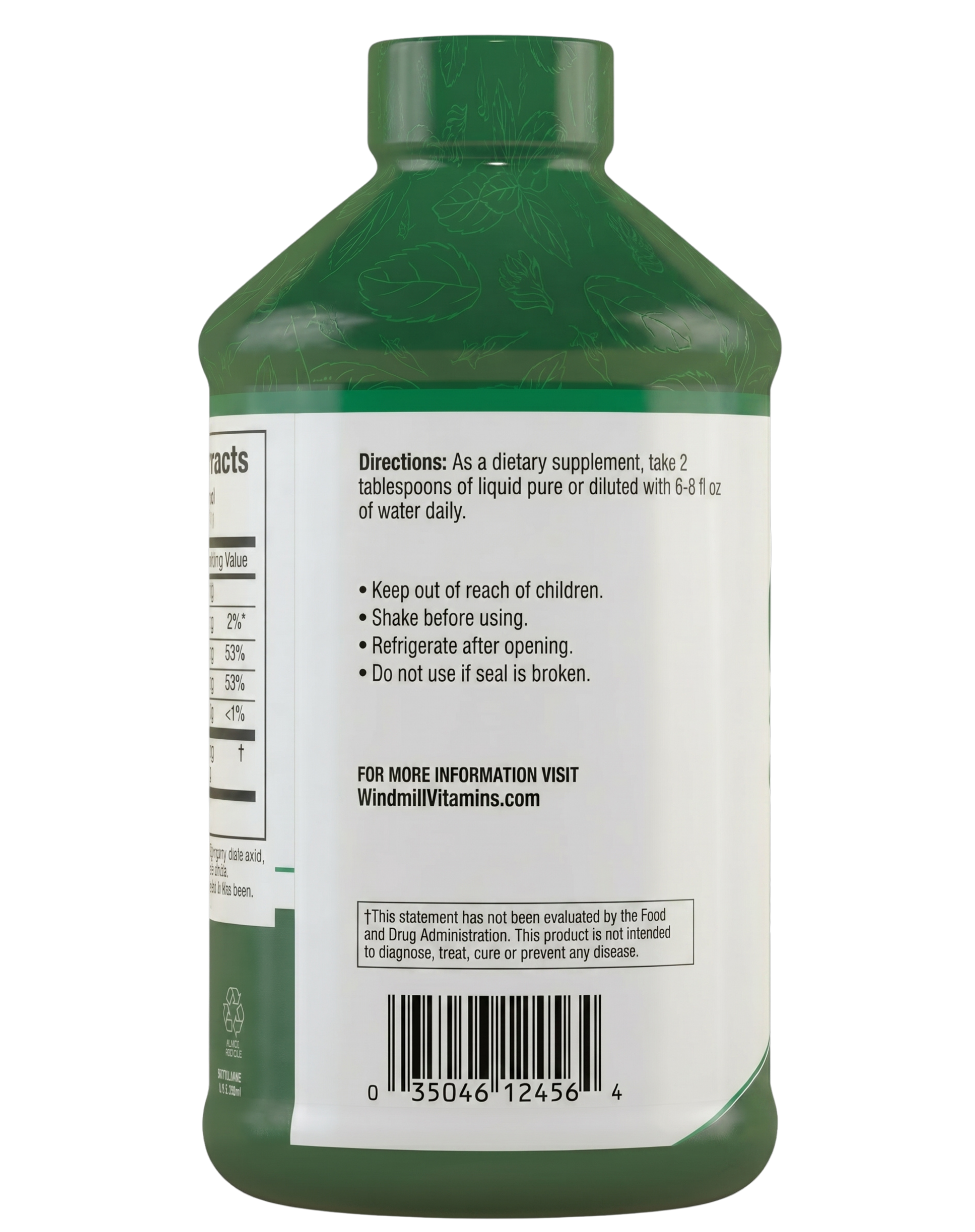 Country Farms Chlorophyll Liquid Supplement 16 oz oz. 16ct - angle 2 of 3