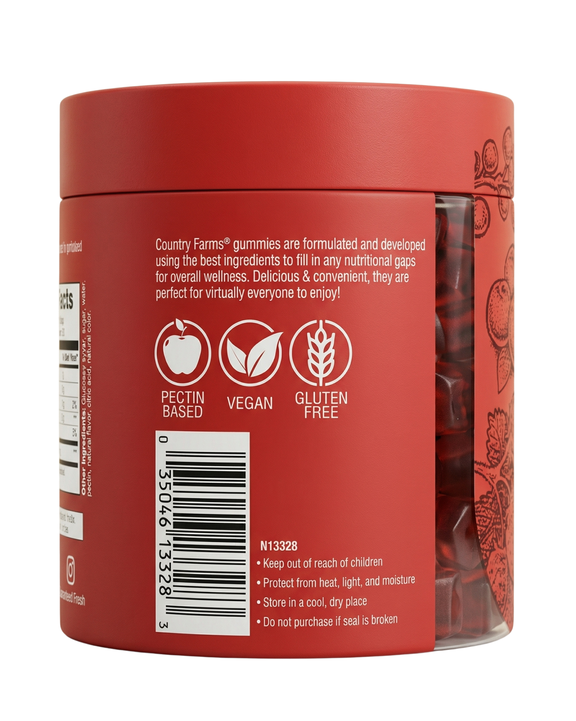 Country Farms Tart Cherry Gummies 60ct — view 3
