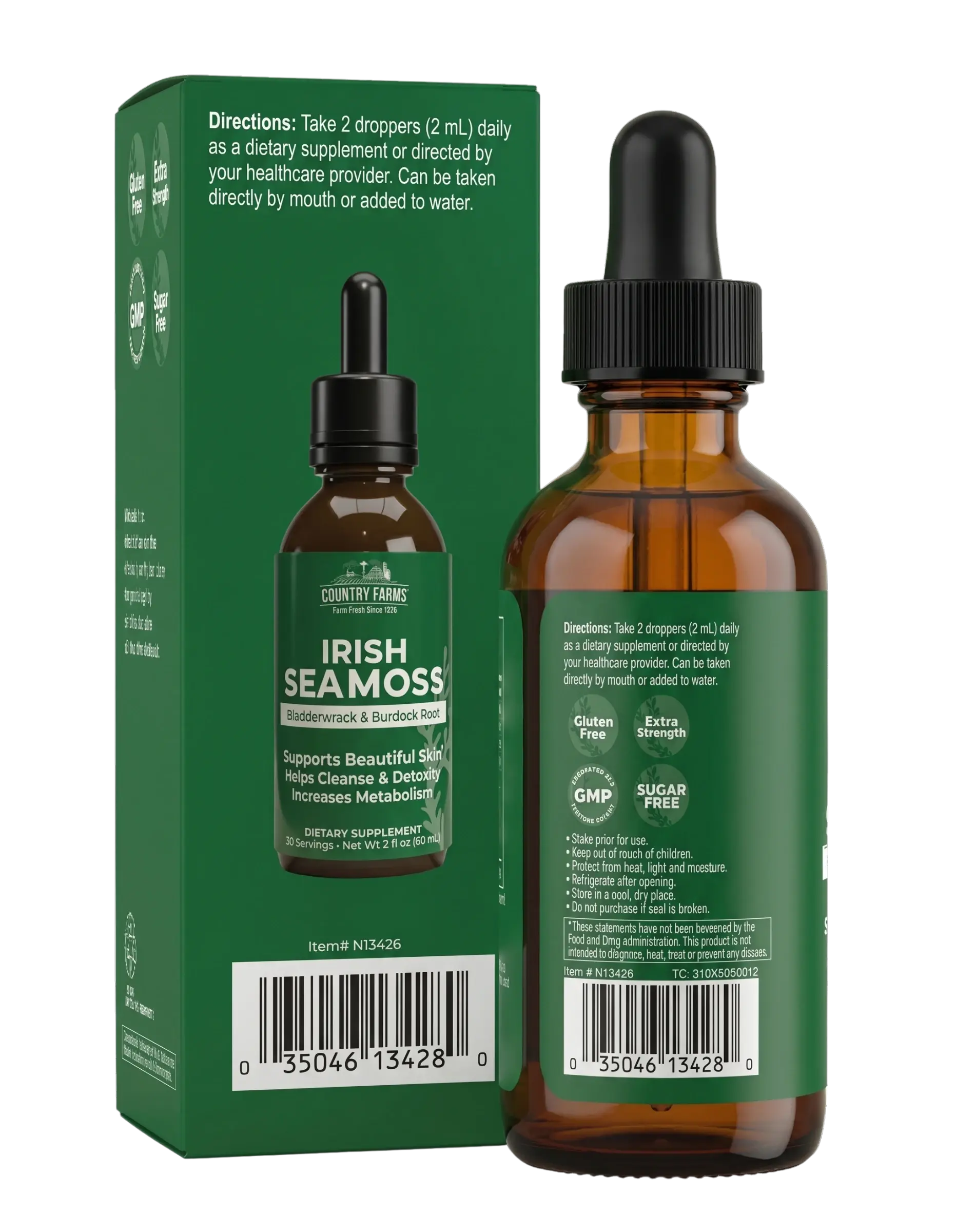 Country Farms Irish Sea Moss Liquid 2oz - angle 3 of 4