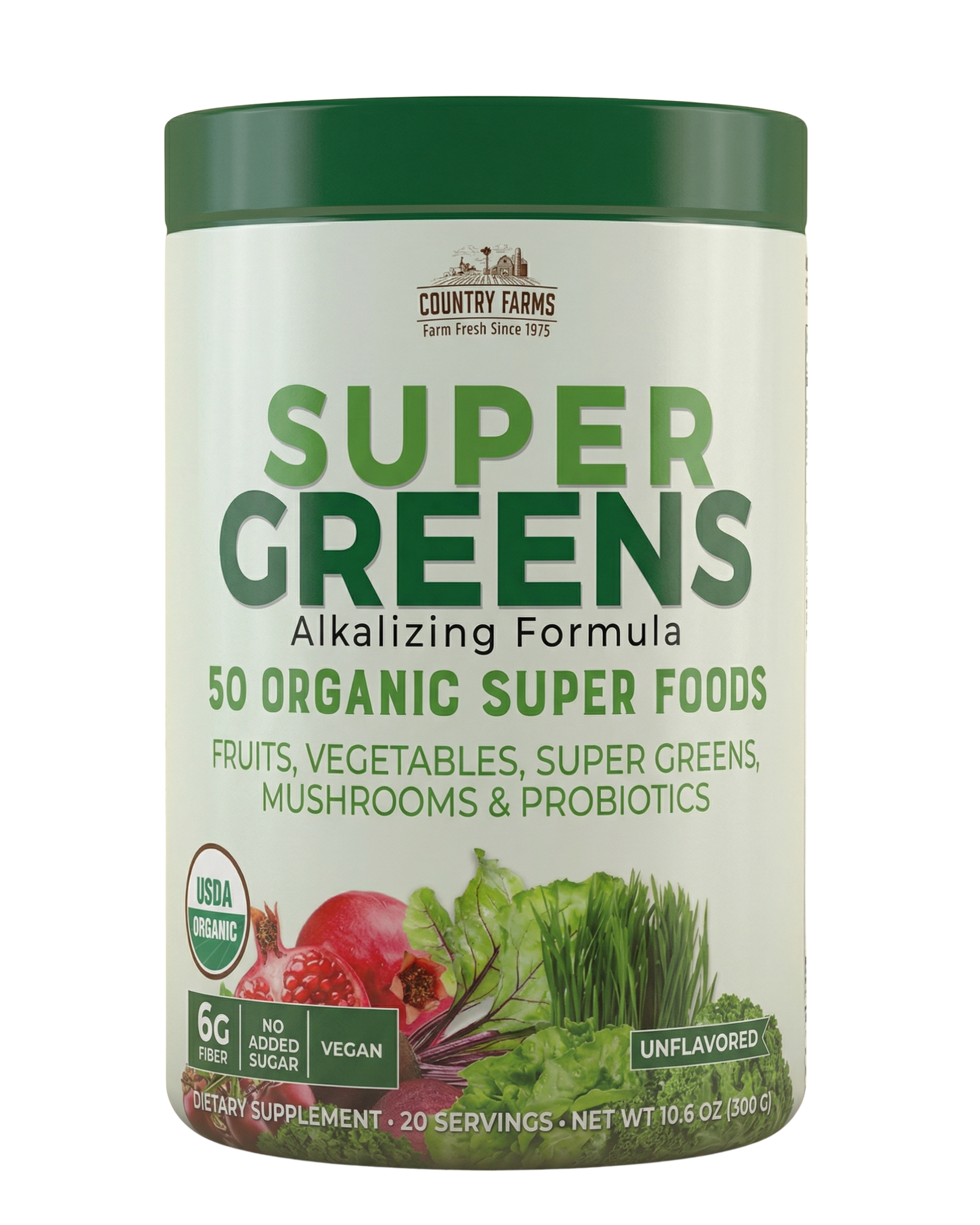 Super Greens Powder Natural Superfood Blend