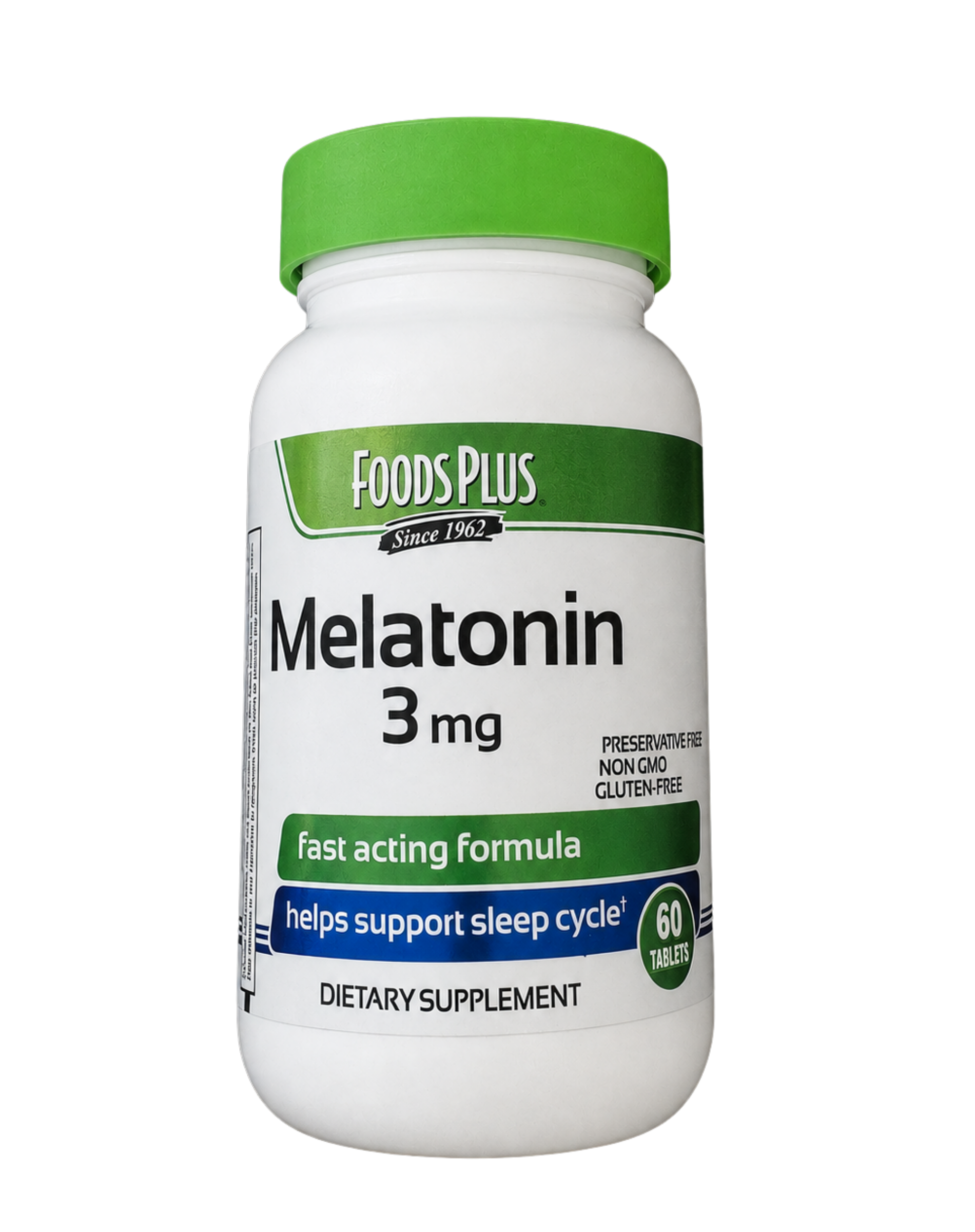 Foods Plus Melatonin 3mg Tablets 60ct — view 1