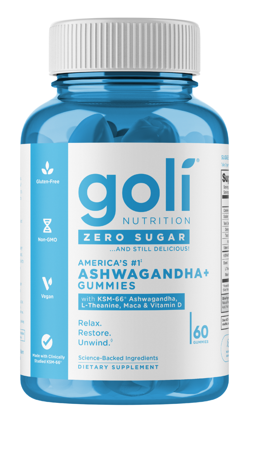Goli Zero Sugar Ashwa+ Gummies