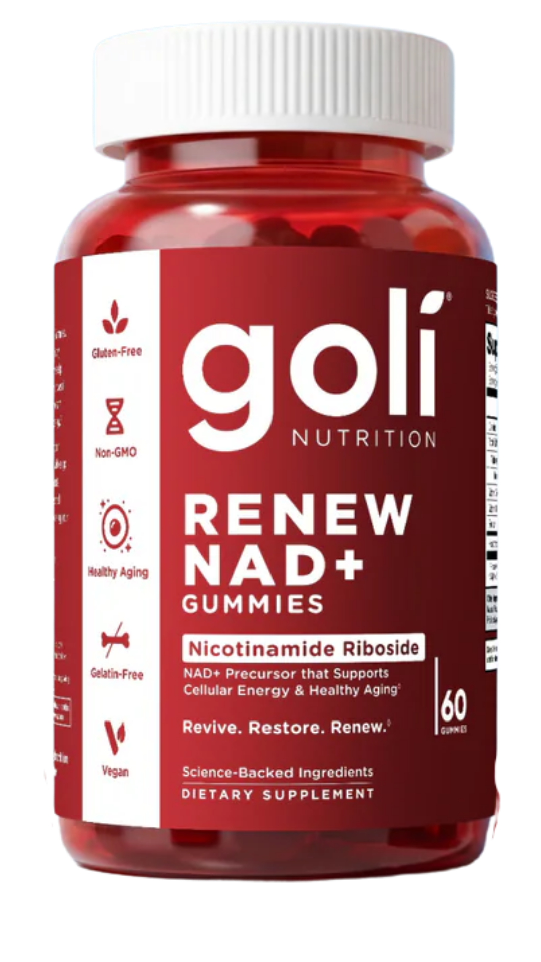Goli Renew NAD+ Gummies 60ct — view 2