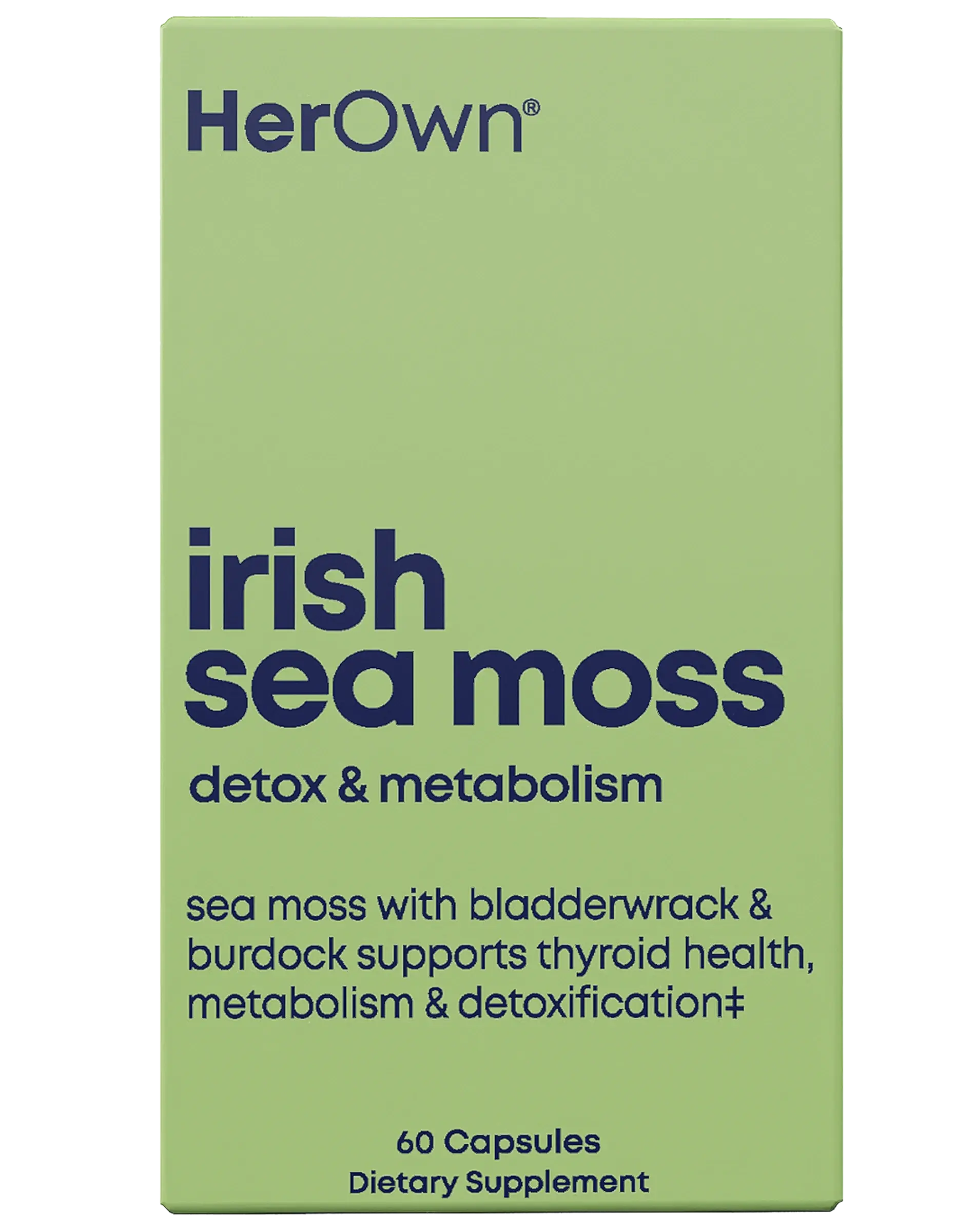 Her Own Irish Sea Moss Detox & Metabolism Capsules 60ct