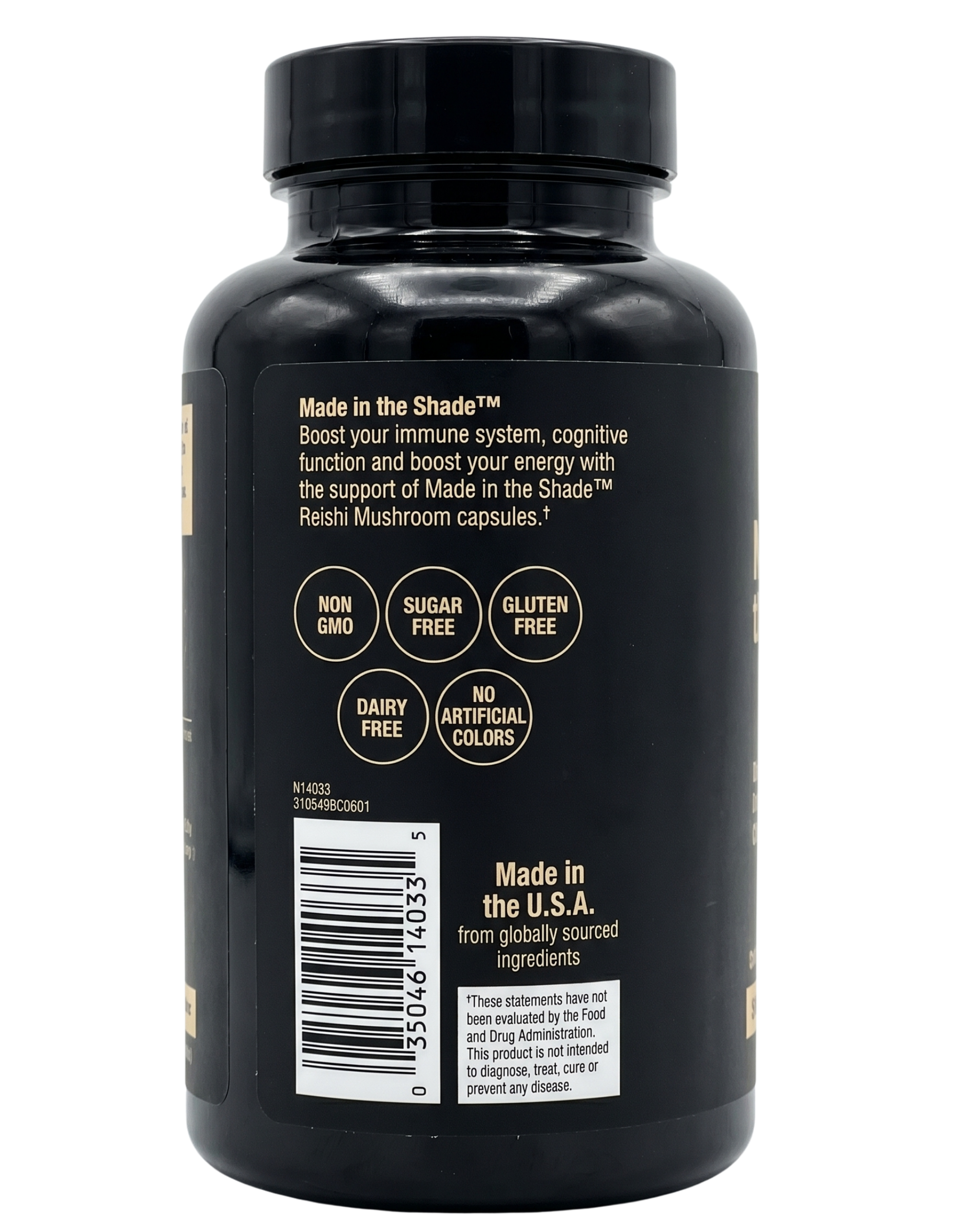 Made In The Shade Reishi Mushroom Capsules 60ct — view 3
