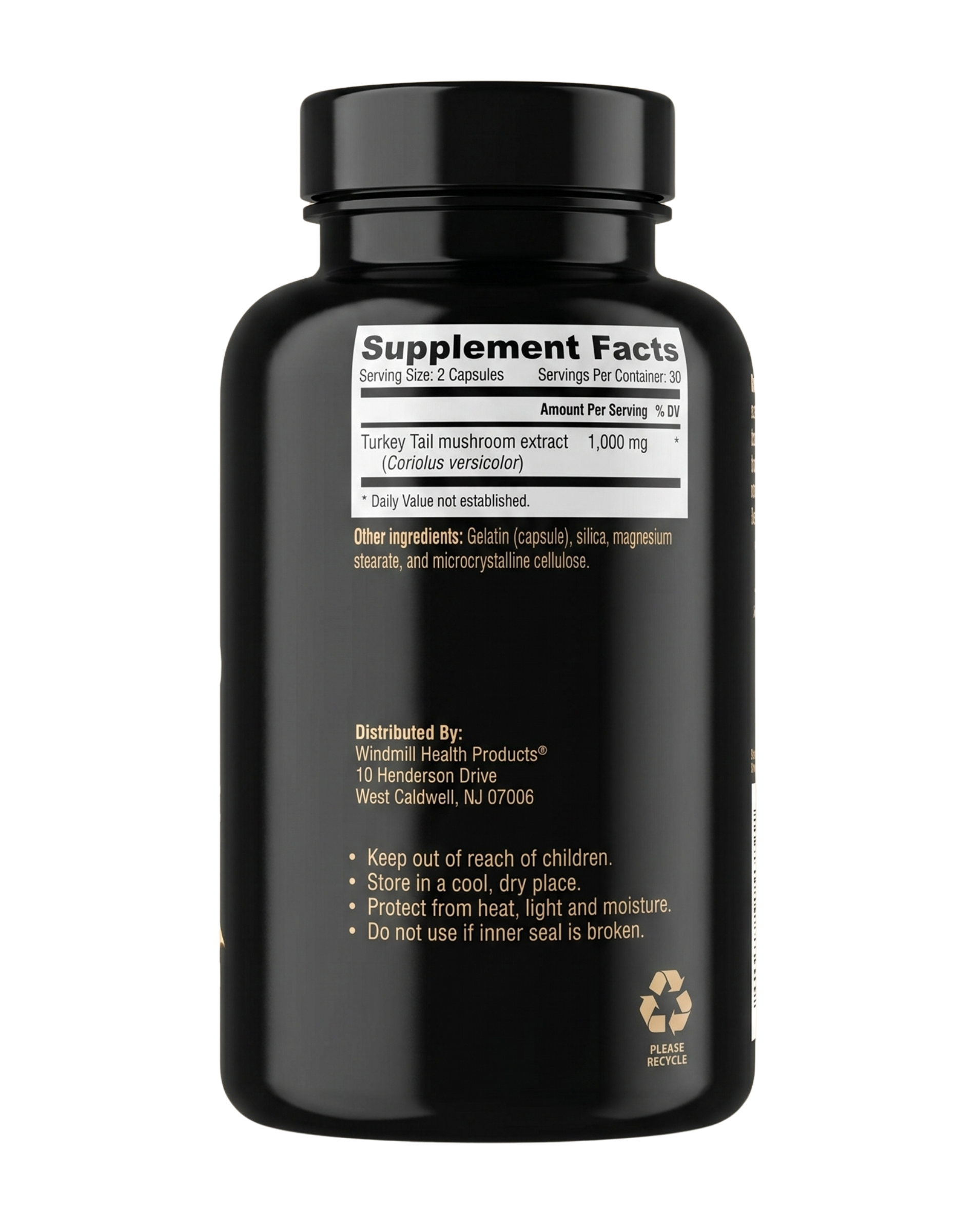 Made In The Shade Turkey Tail Mushroom Capsules 60ct — view 3