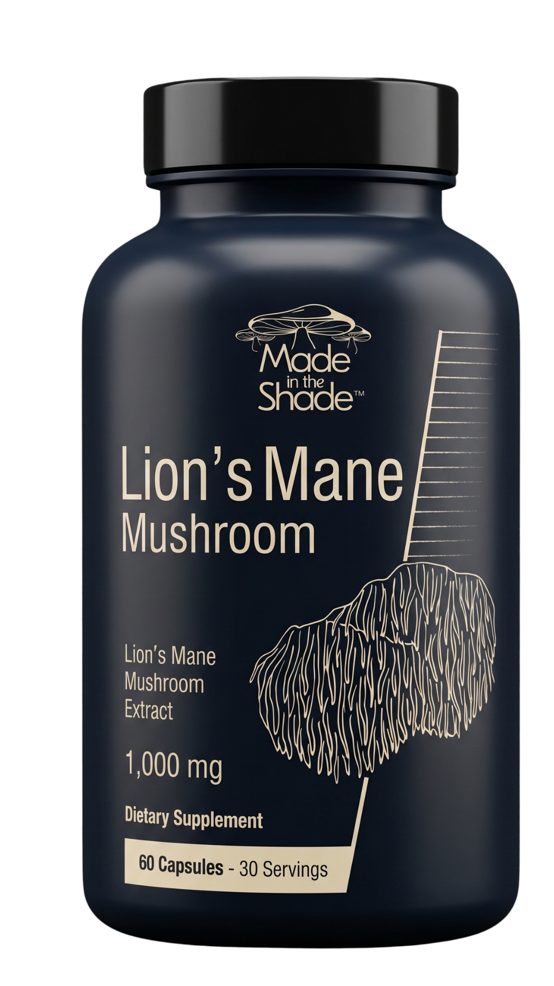 Made In The Shade Lion's Mane 1,000 mg Capsules 60ct