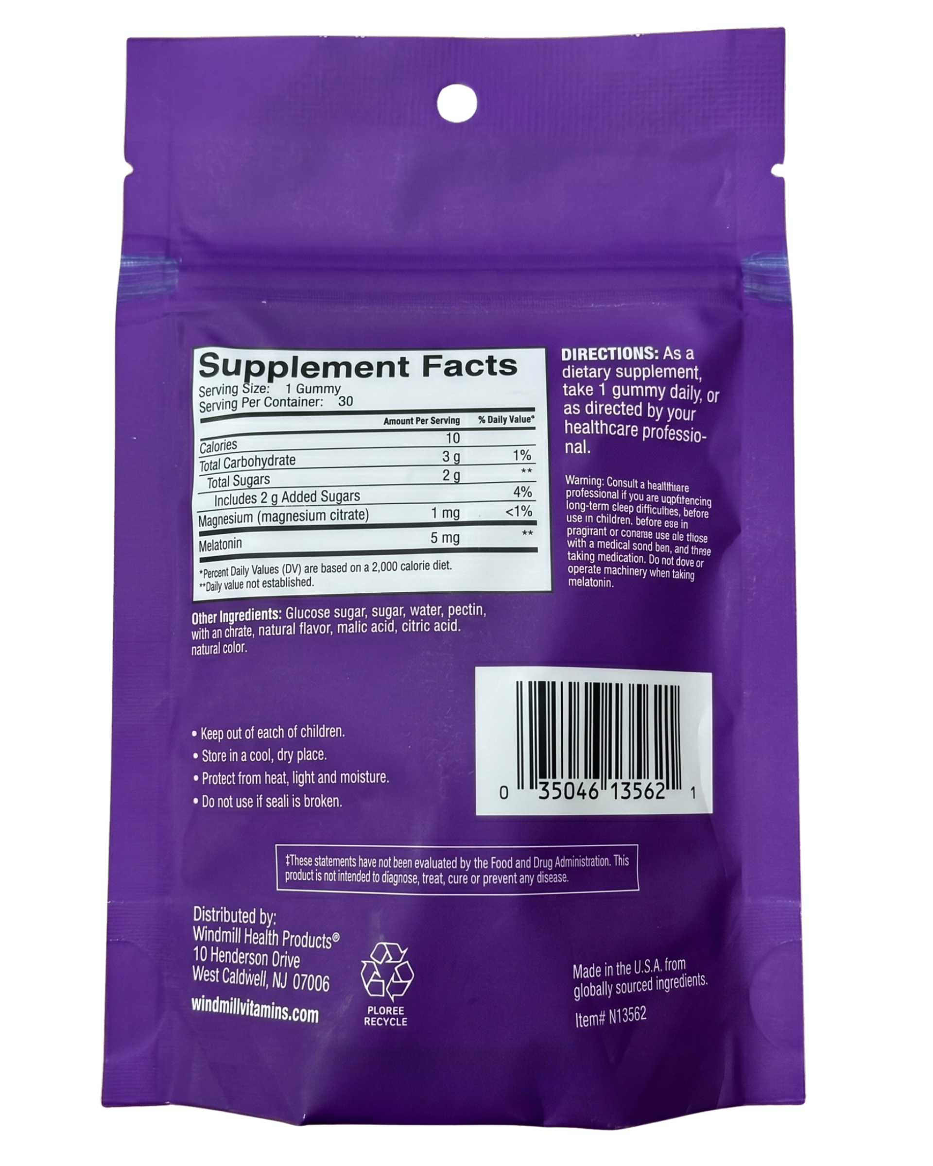 Melatonin 5mg Gummies 30ct — view 3