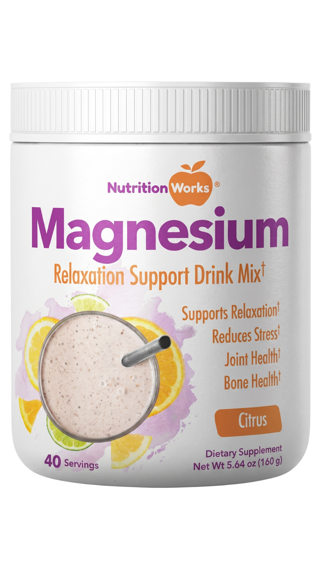 NutritionWorks Magnesium Drink Mix 5.6oz