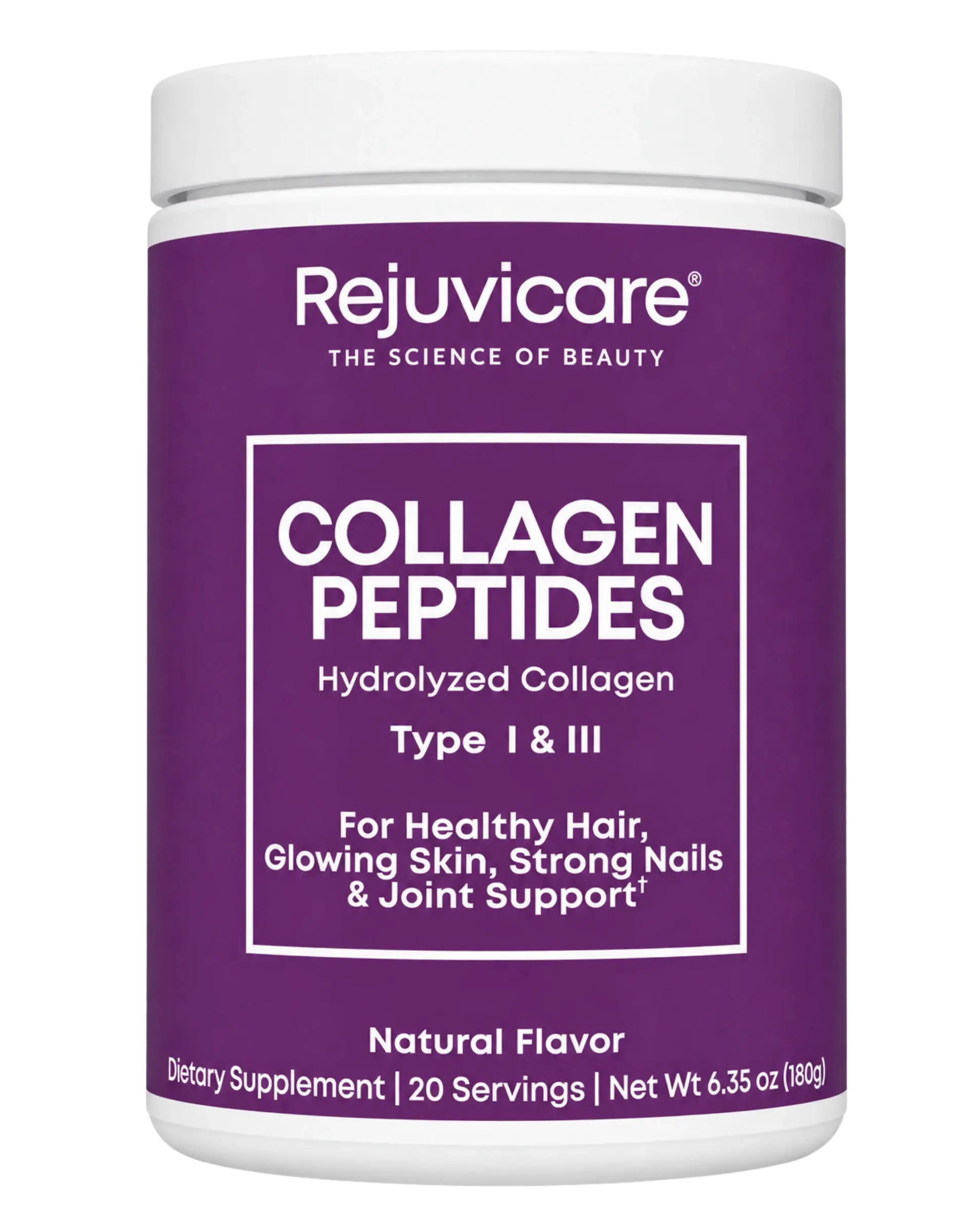 Rejuvicare Collagen Peptides Skin & Joint Support Powder 6.35 oz