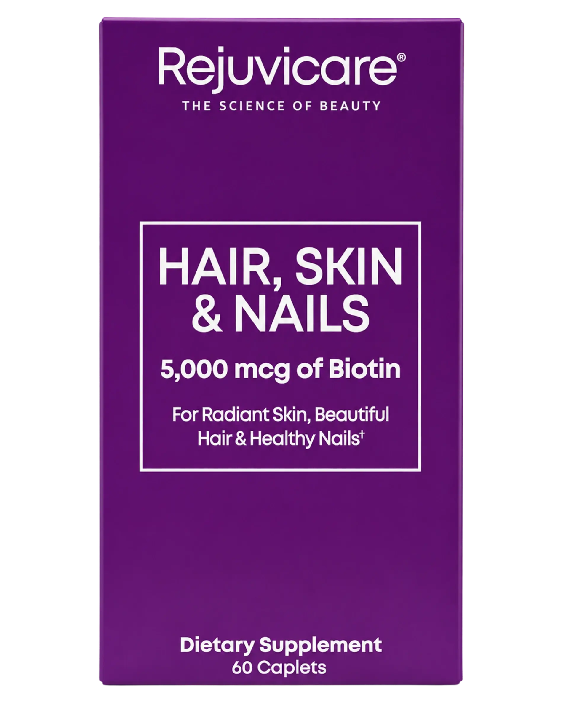 Rejuvicare Hair, Skin & Nails Beauty Formula Caplets 60ct — view 1