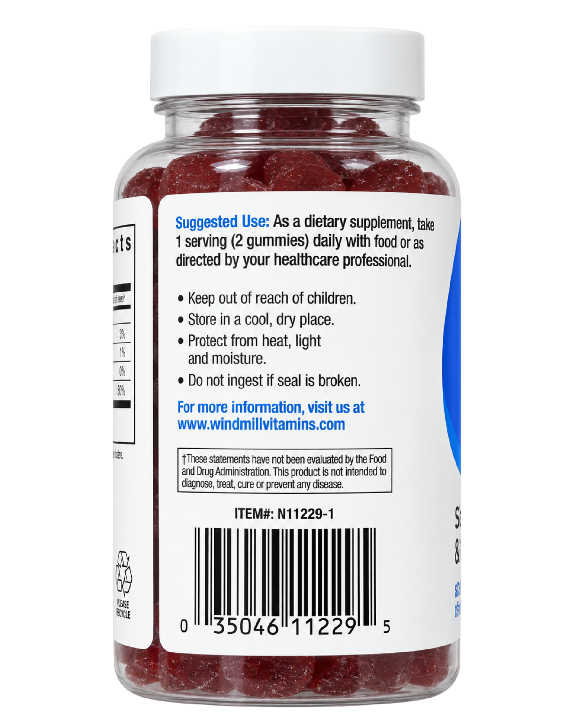 VitaDrops Vitamin D3 50 mcg (2000 IU) Gummies Fruit Flavor 60ct — view 3