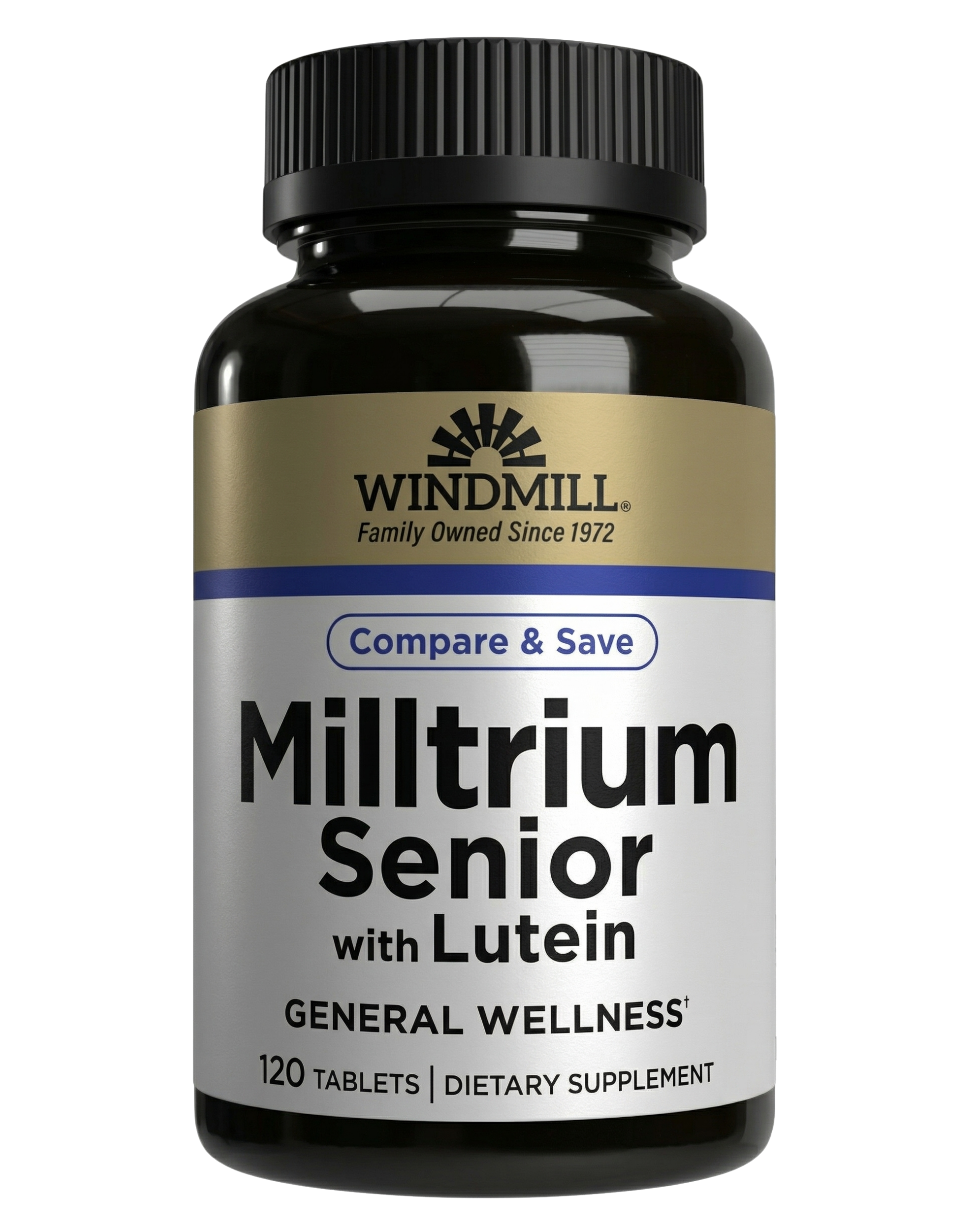 Milltrium Senior Multivitamin with Lutein — Eye & Daily Health Support