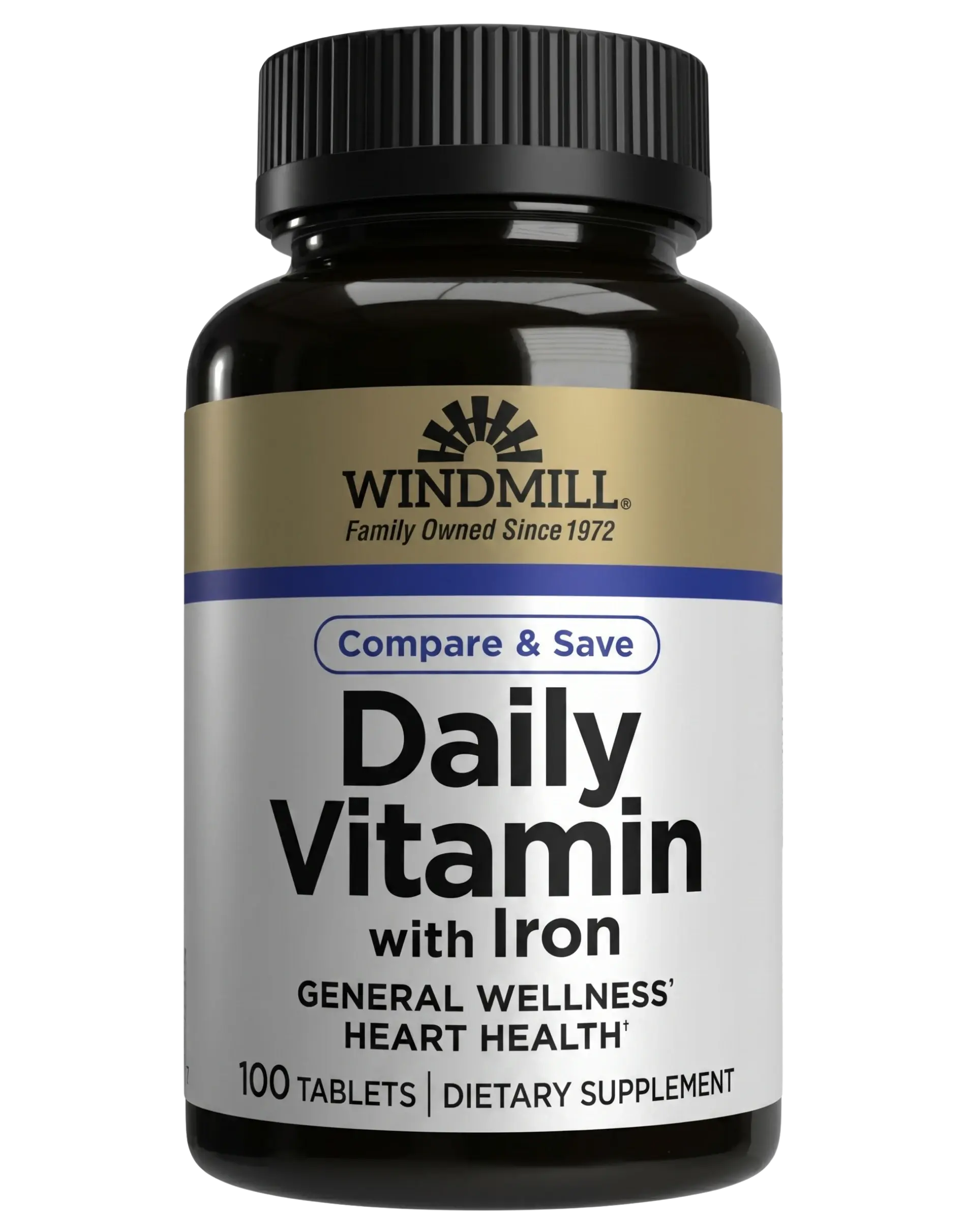 Windmill Daily Vitamin with Iron Tablets 100ct