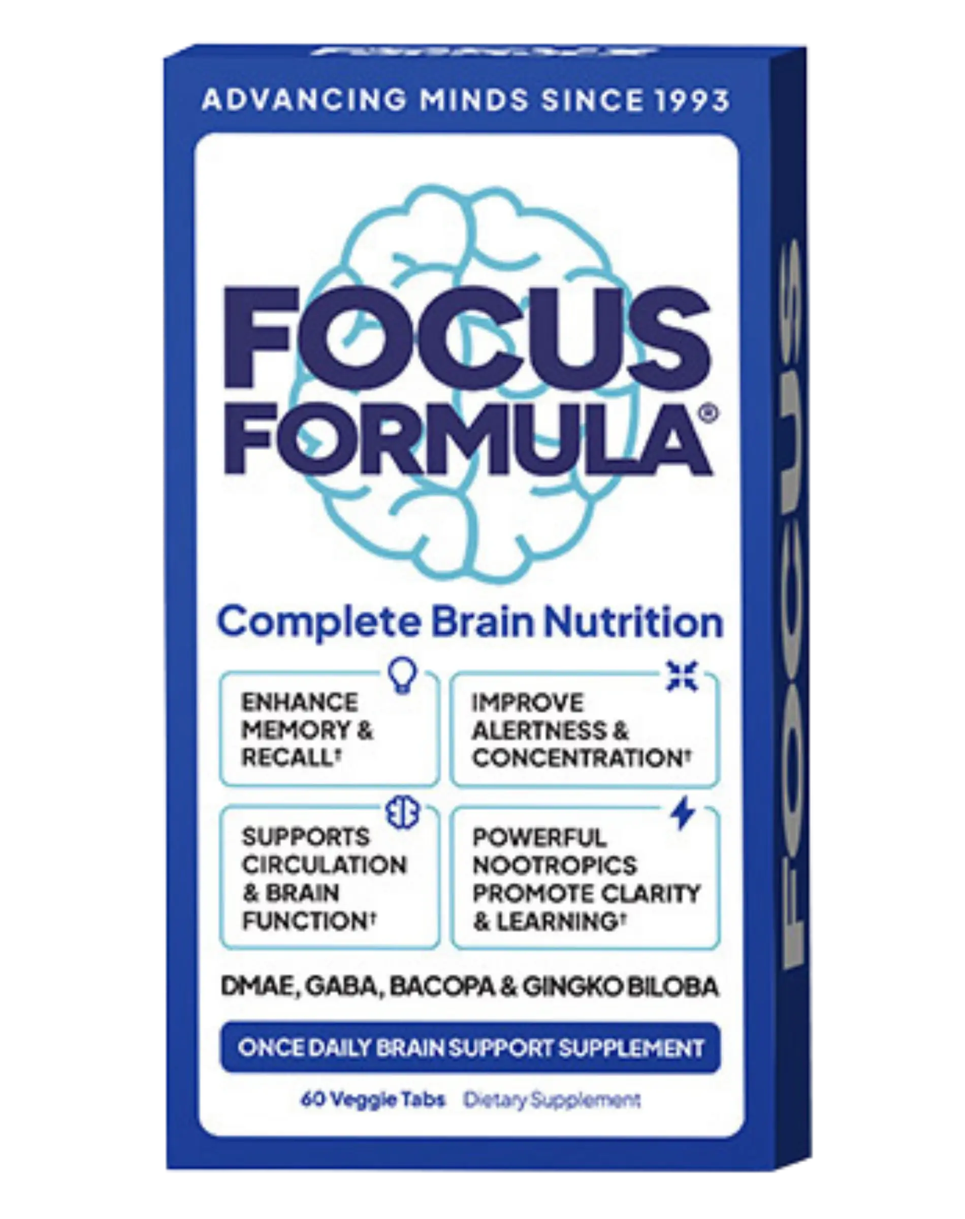Focus Formula Brain Support Tablets — view 1