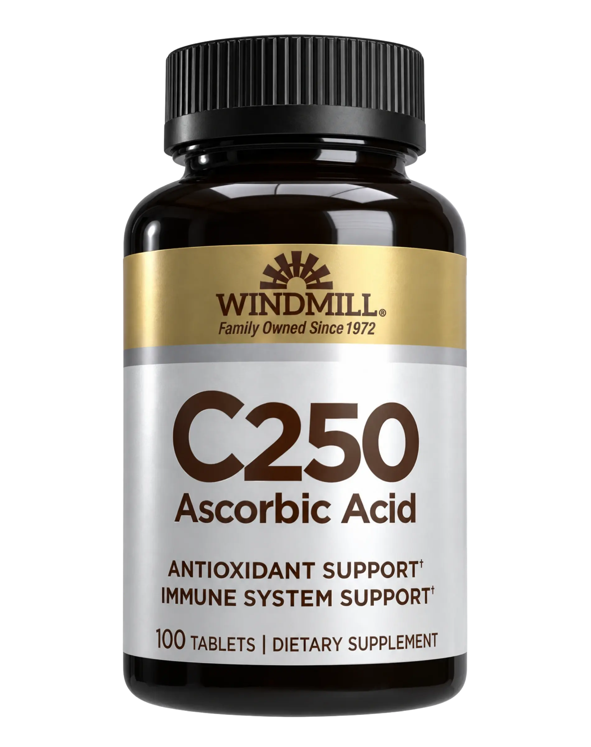 Windmill C250 Ascorbic Acid Immune & Antioxidant Support Tablets 100ct — view 1