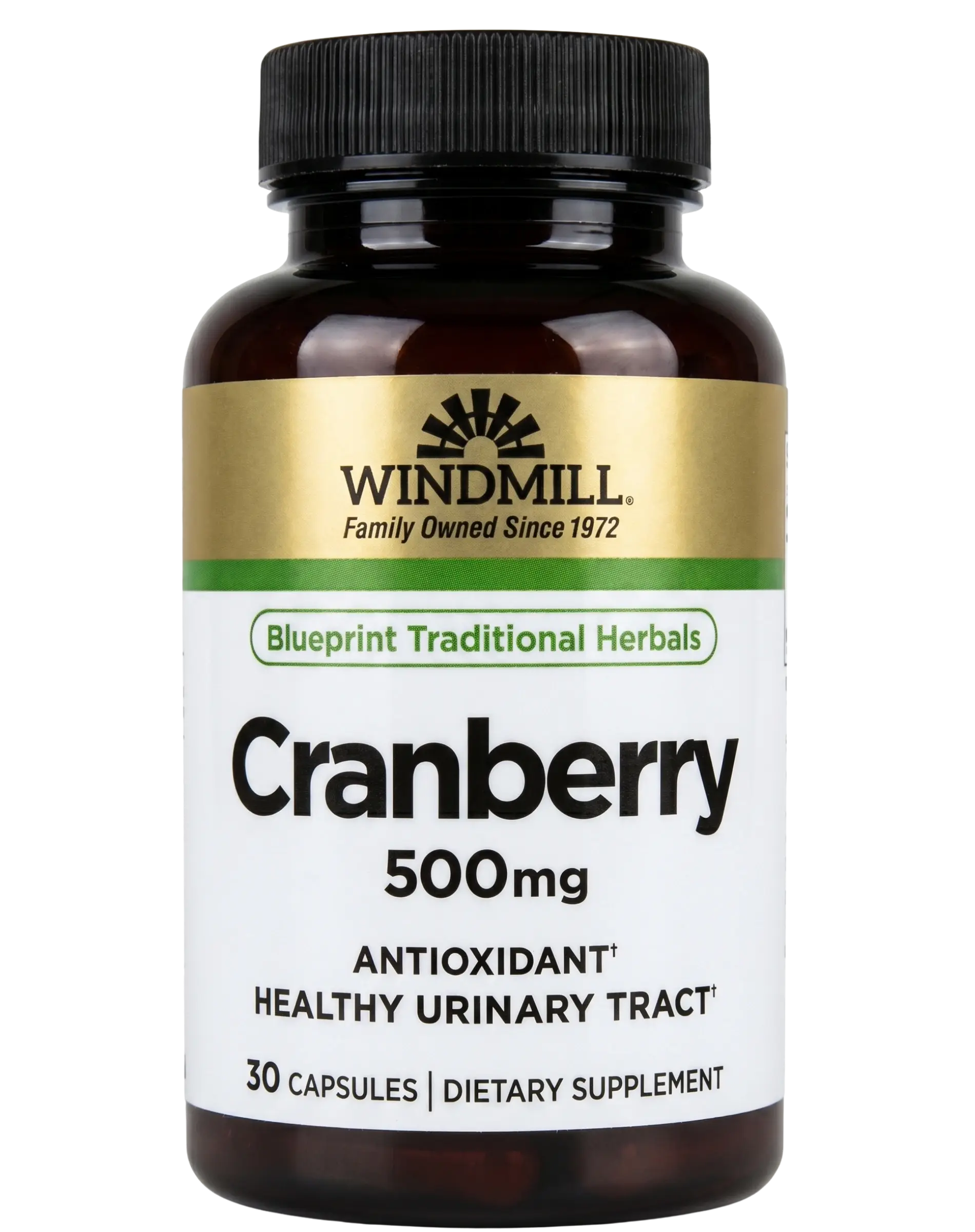 Windmill Cranberry 500mg Capsules 30ct