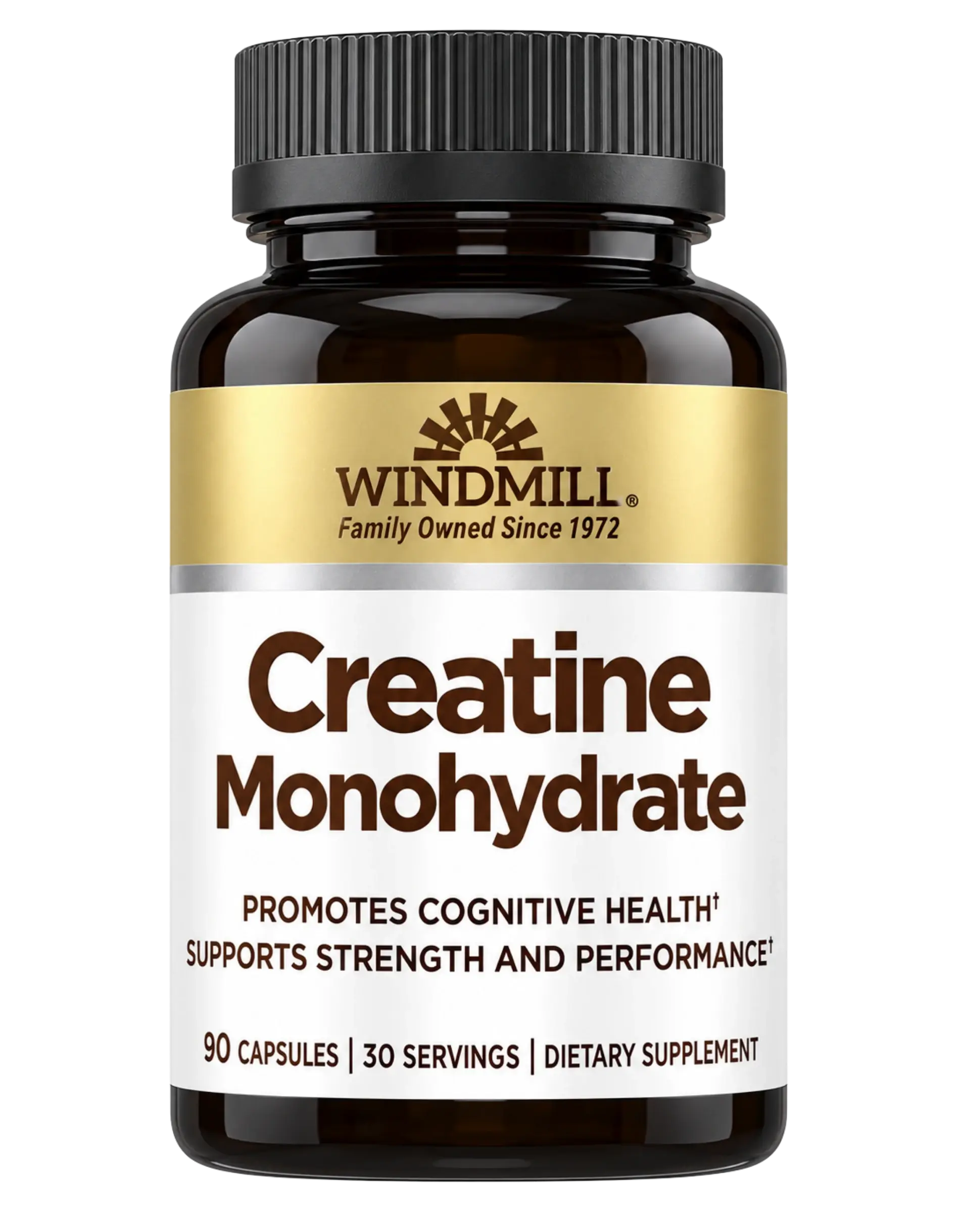Windmill Creatine Monohydrate Capsules 90ct — view 1
