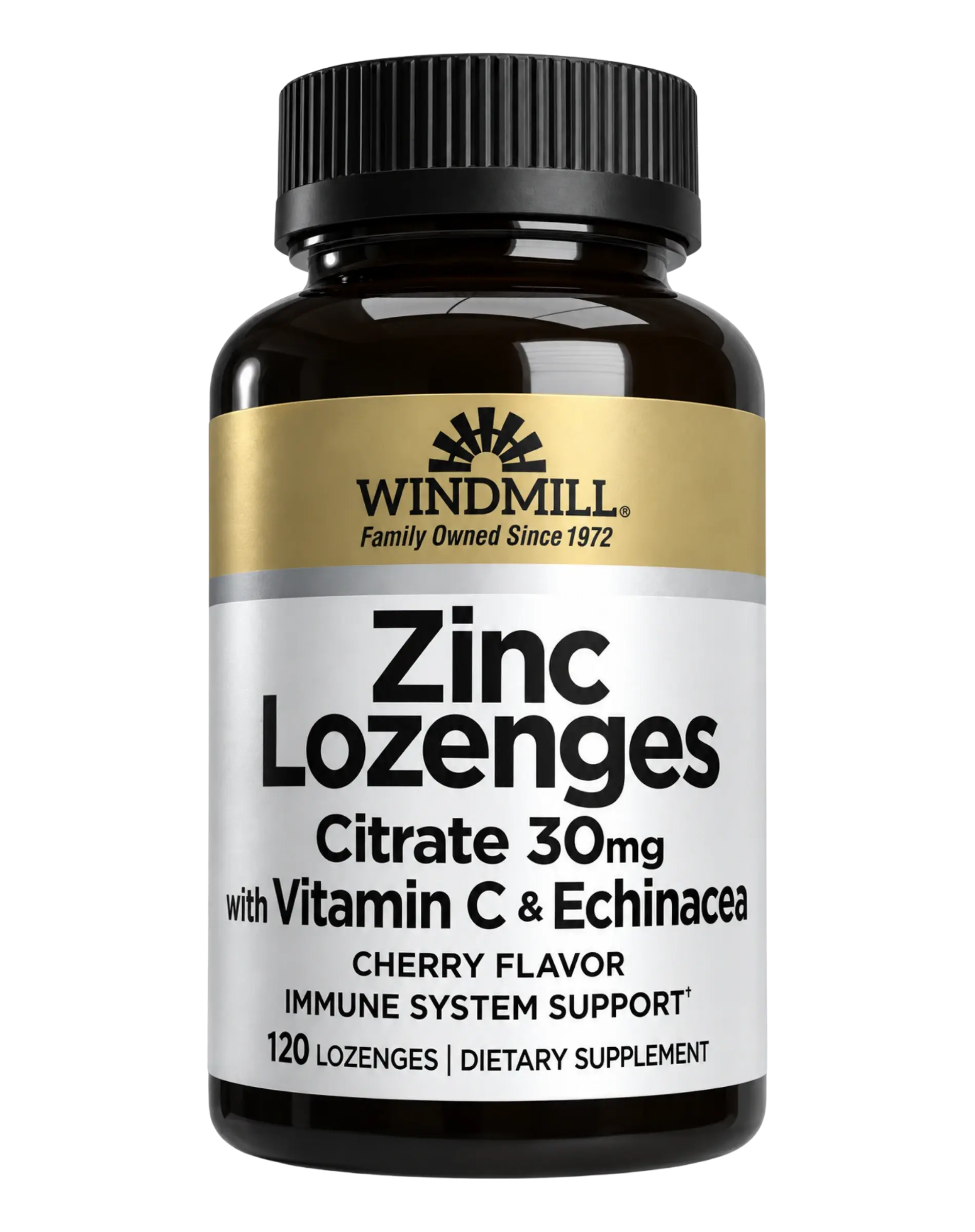 Windmill Zinc Citrate with Vitamin C & Echinacea Cherry Lozenges 120ct — view 1