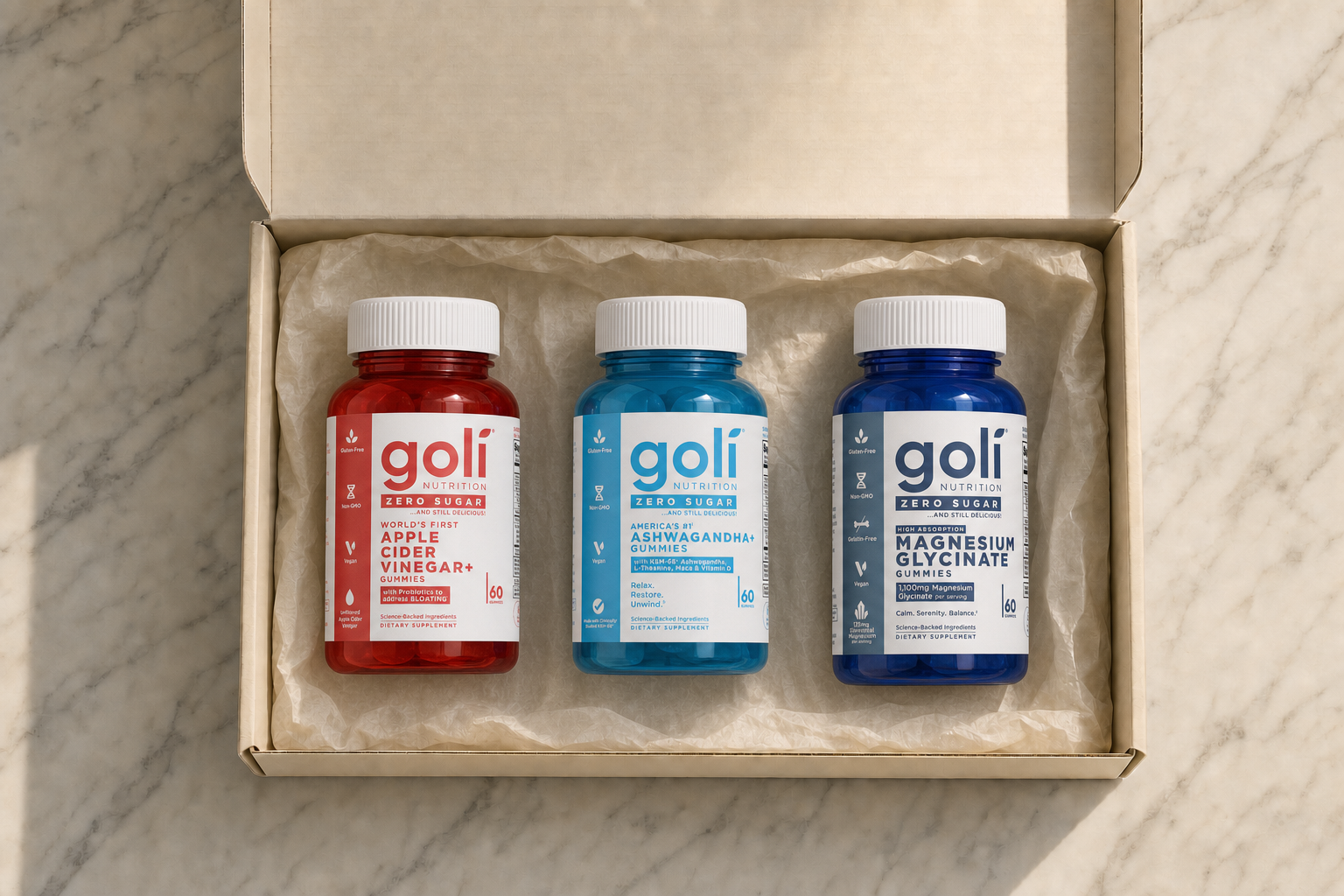 Goli Zero-Sugar Trio