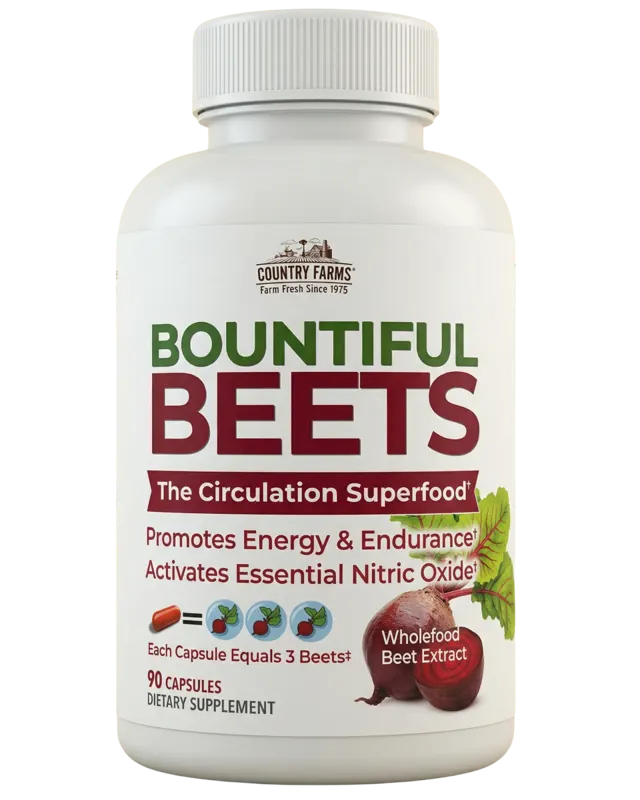 Country Farms Beets Root Extract 500mg Capsules 90ct