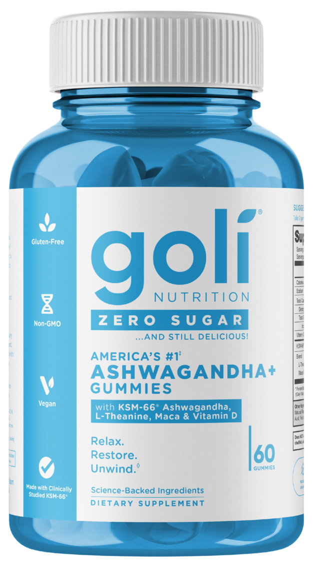 Goli Zero Sugar Ashwagandha Gummies 60ct