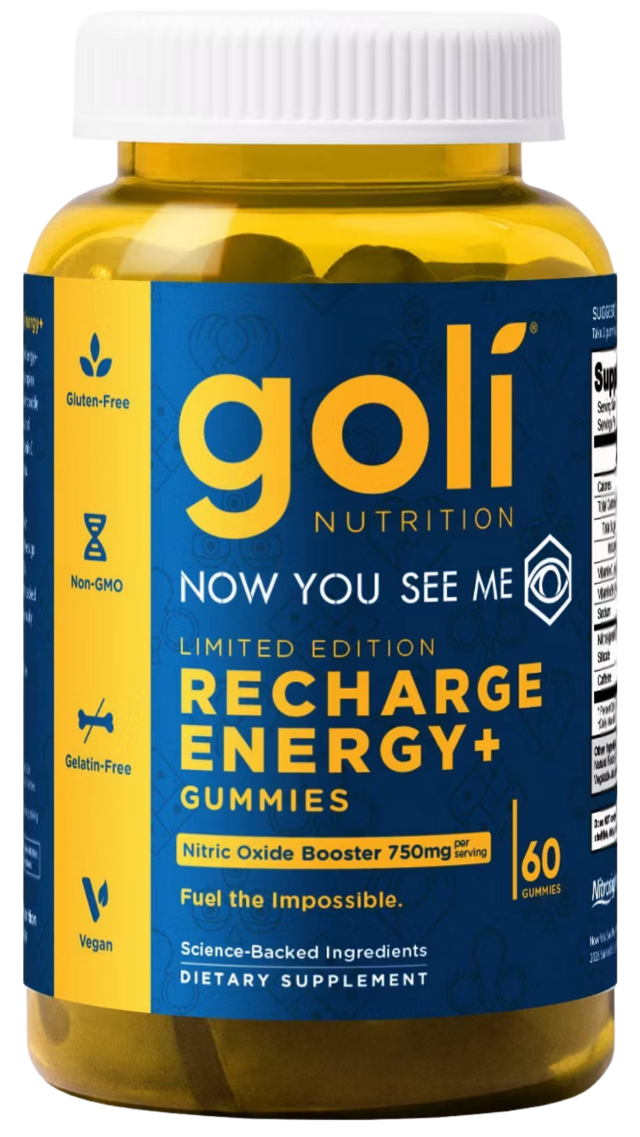Goli Recharge Energy+ Gummies 60ct
