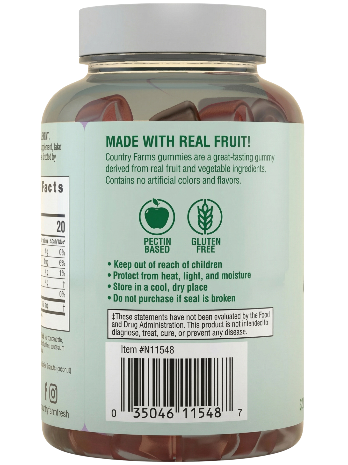 Country Farms Apple Cider Vinegar Gummies - Image 2 of 2