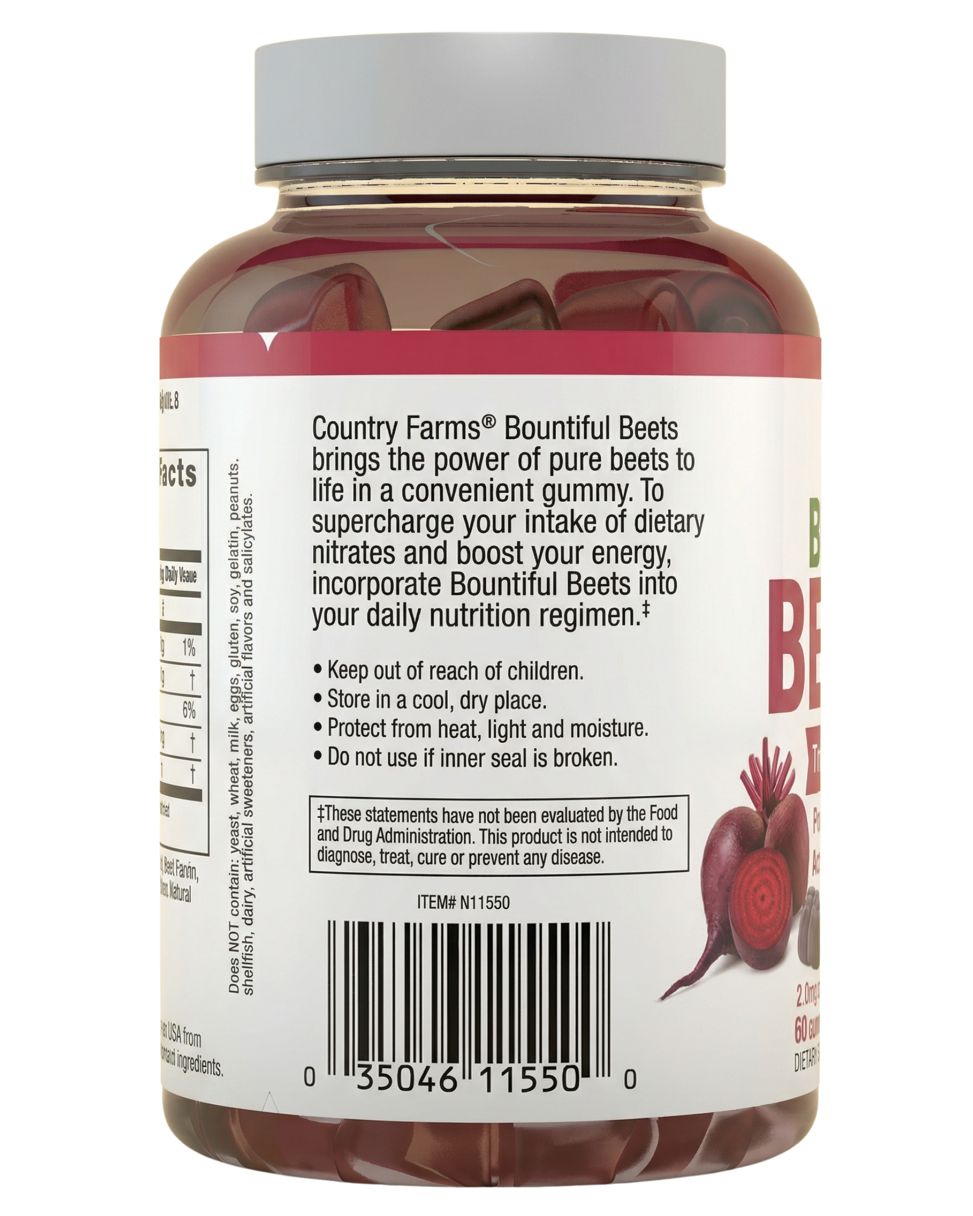 Country Farms Bountiful Beets Gummy - Image 2 of 3