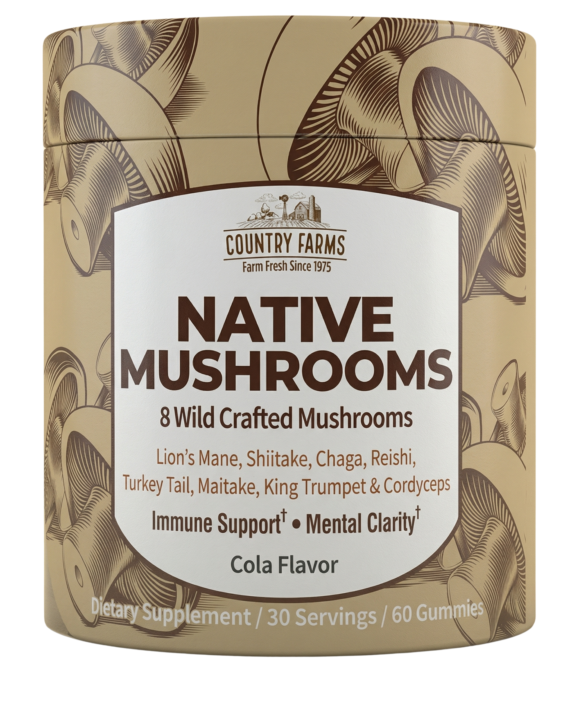 Native Mushrooms Gummies Immune & Wellness Support - Image 1 of 3