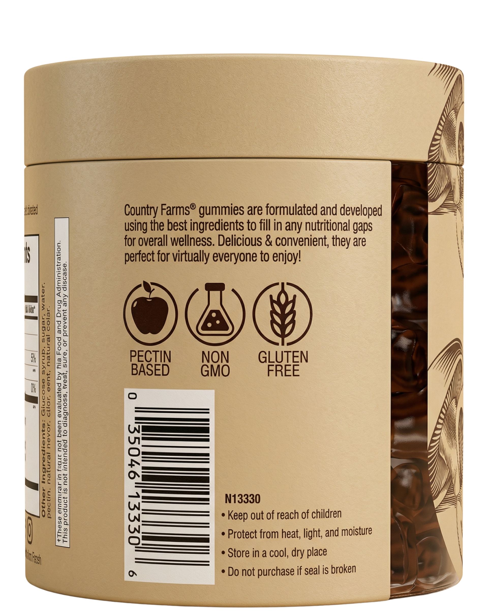 Native Mushrooms Gummies Immune & Wellness Support - Image 2 of 3