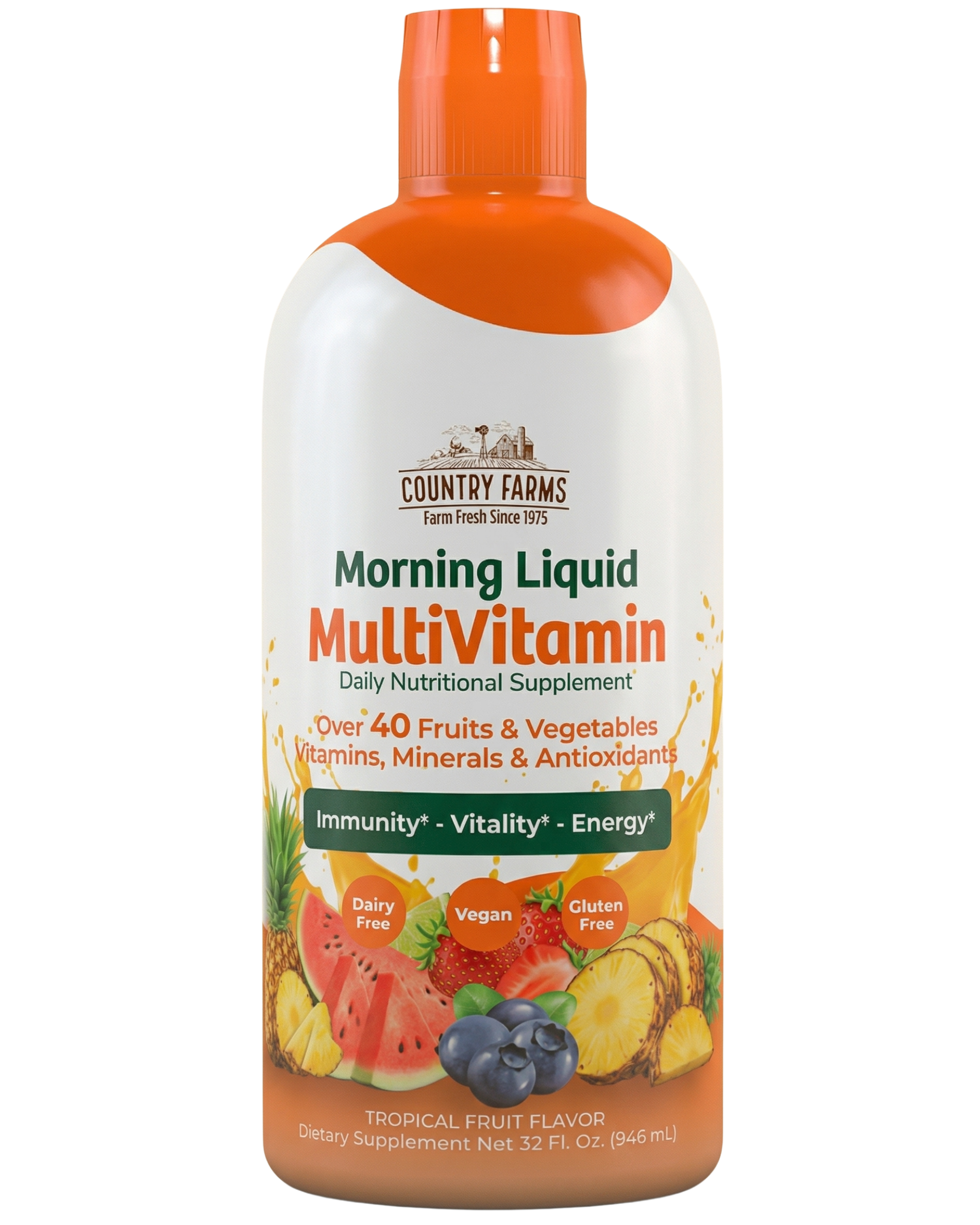 Country Farms Liquid Multivitamin Morning Blend - Image 1 of 3