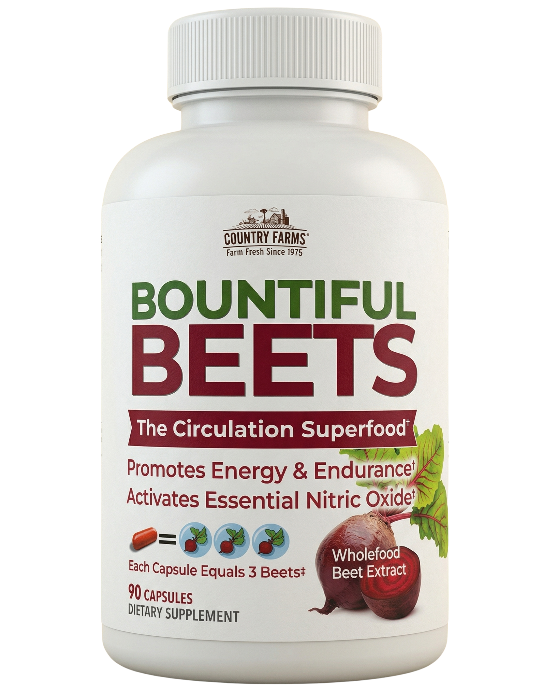 Beet Root Extract Nitric Oxide Support Capsules - Image 1 of 3