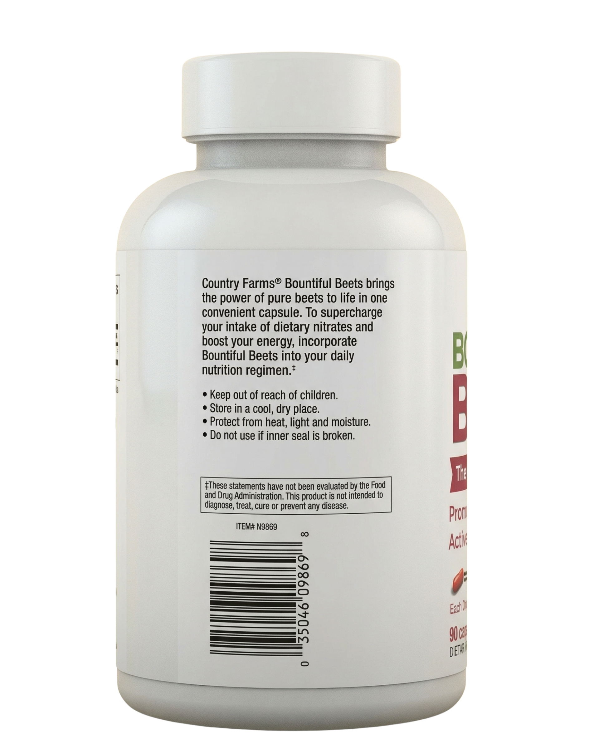 Beet Root Extract Nitric Oxide Support Capsules - Image 2 of 3