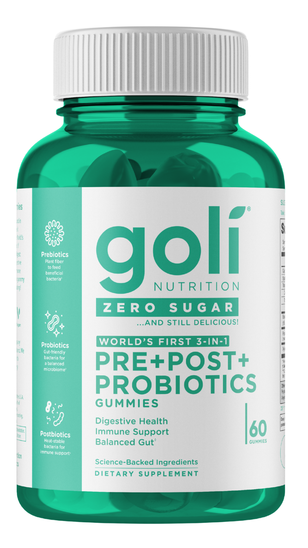 Goli Zero Sugar Tribiotic Gummies - Image 1 of 8