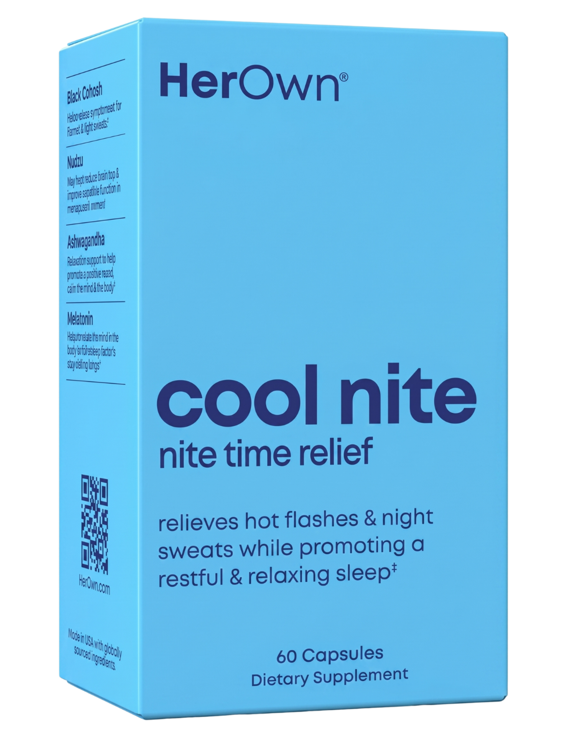 Her Own Women's Cool Night Formula Capsules 60ct - Image 1 of 4