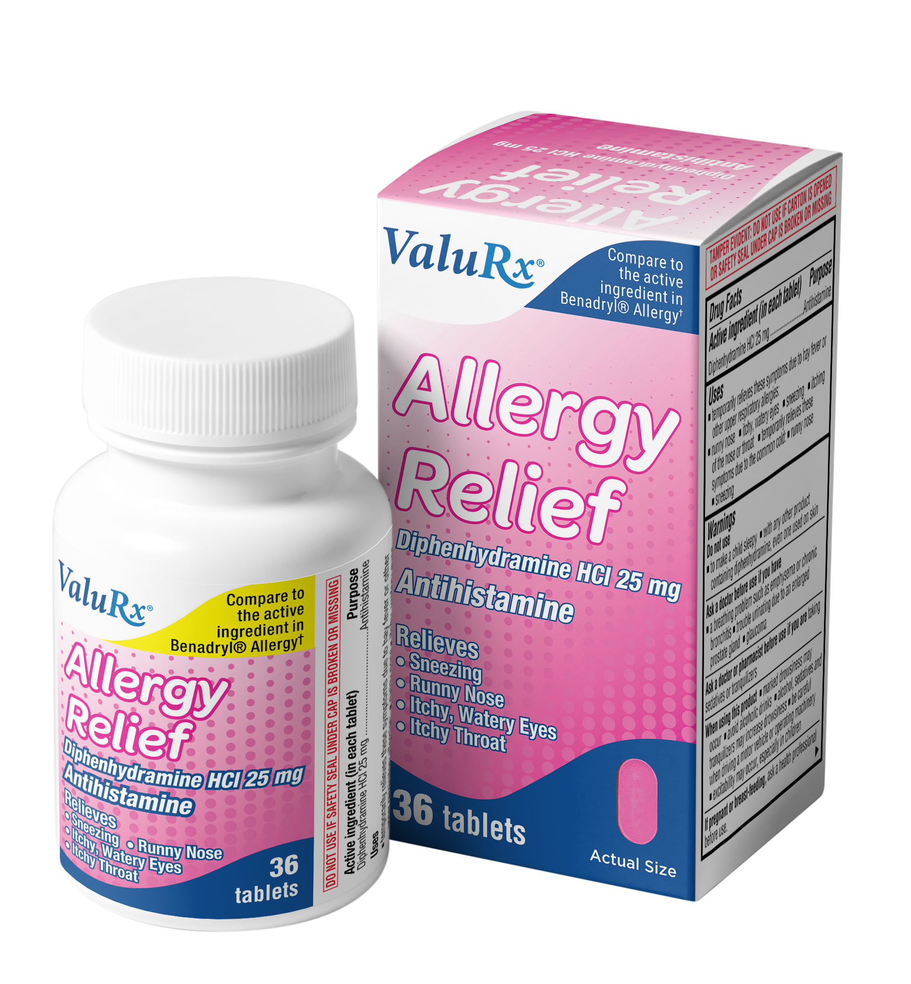 ValuRx Allergy Relief Tablets 36ct - Image 1 of 2