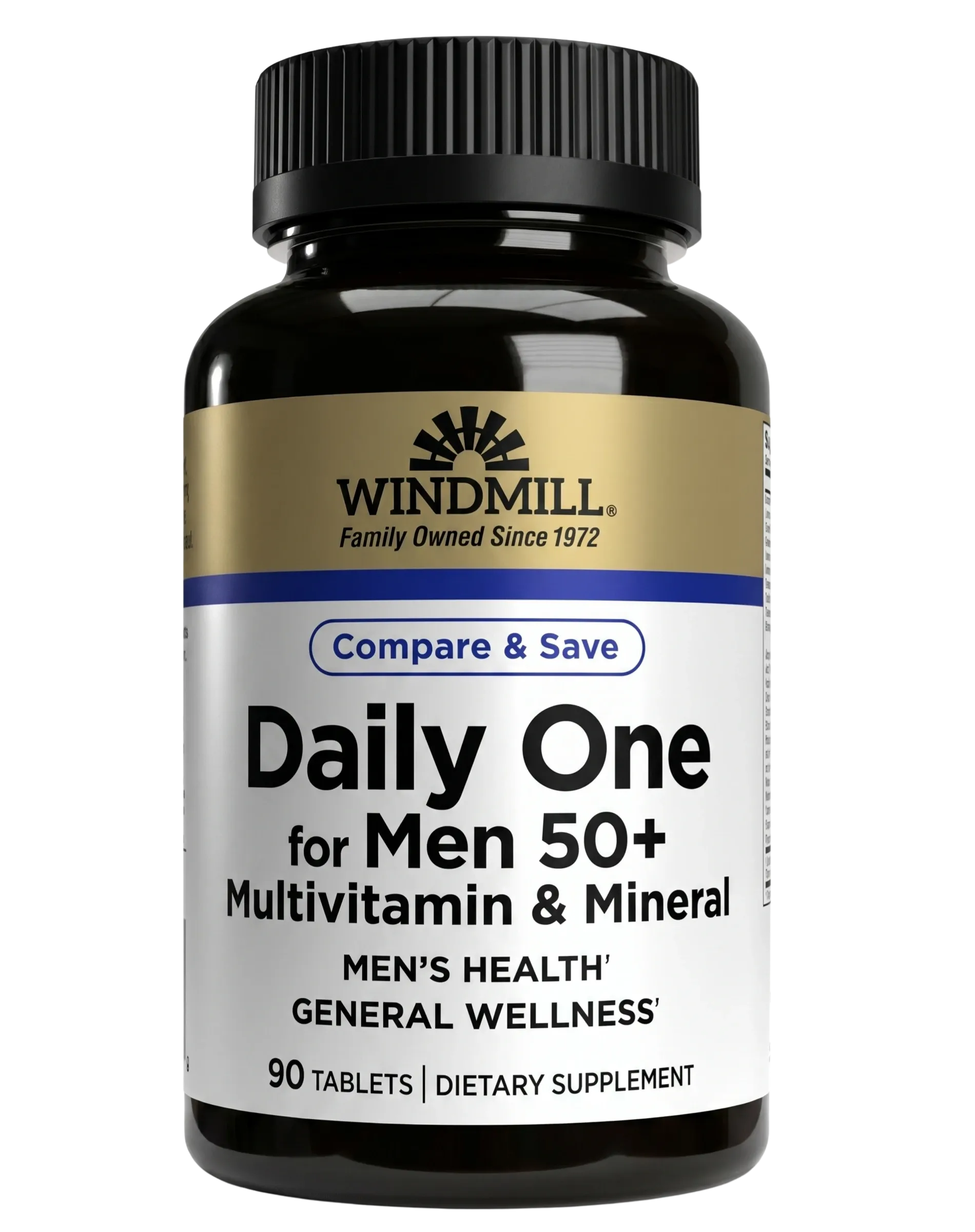 Windmill Daily One Men's 50+ Multivitamin Tablets 90ct - Image 1 of 4