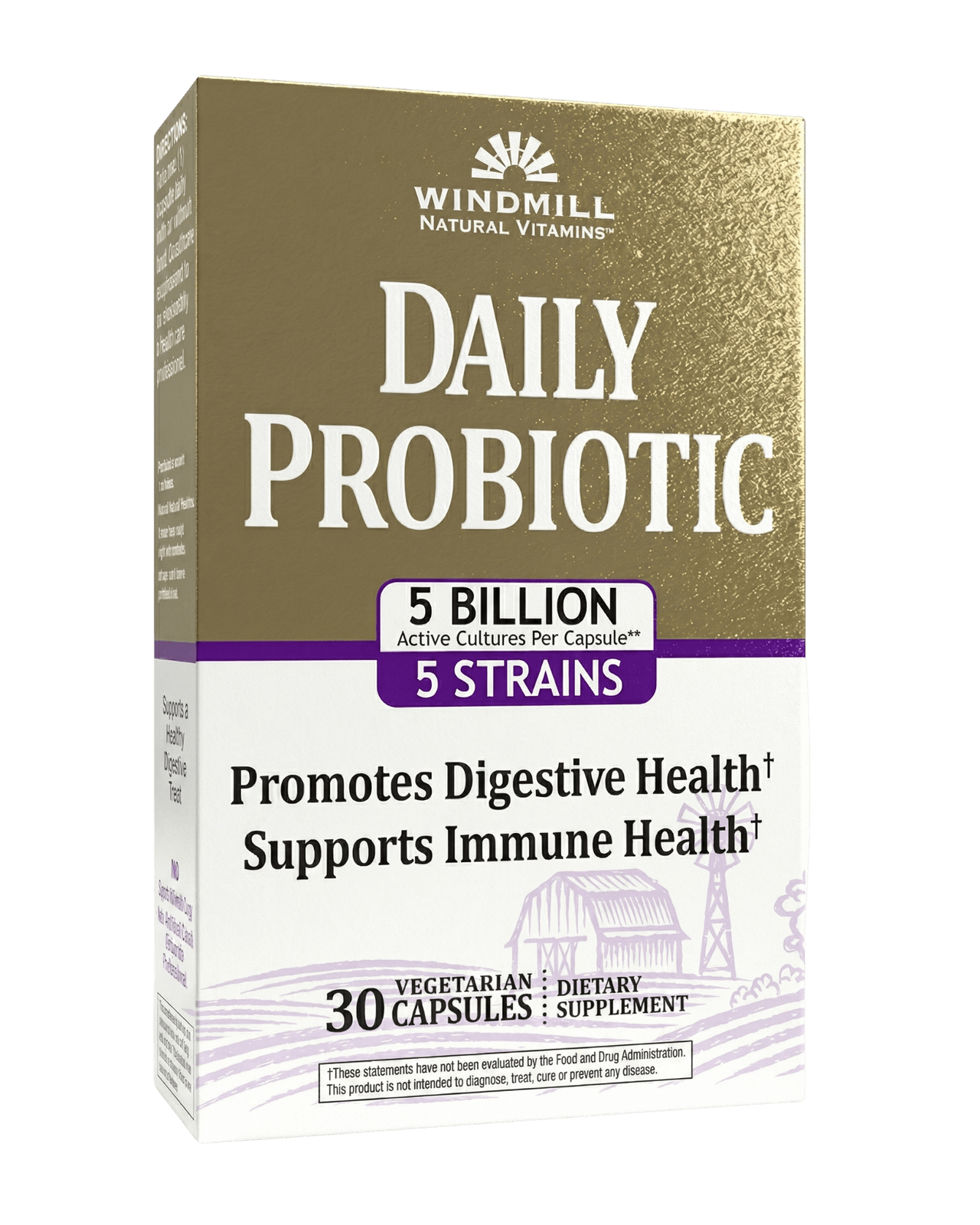 Windmill Daily Probiotic Digestive Health Capsules 30ct - Image 1 of 4