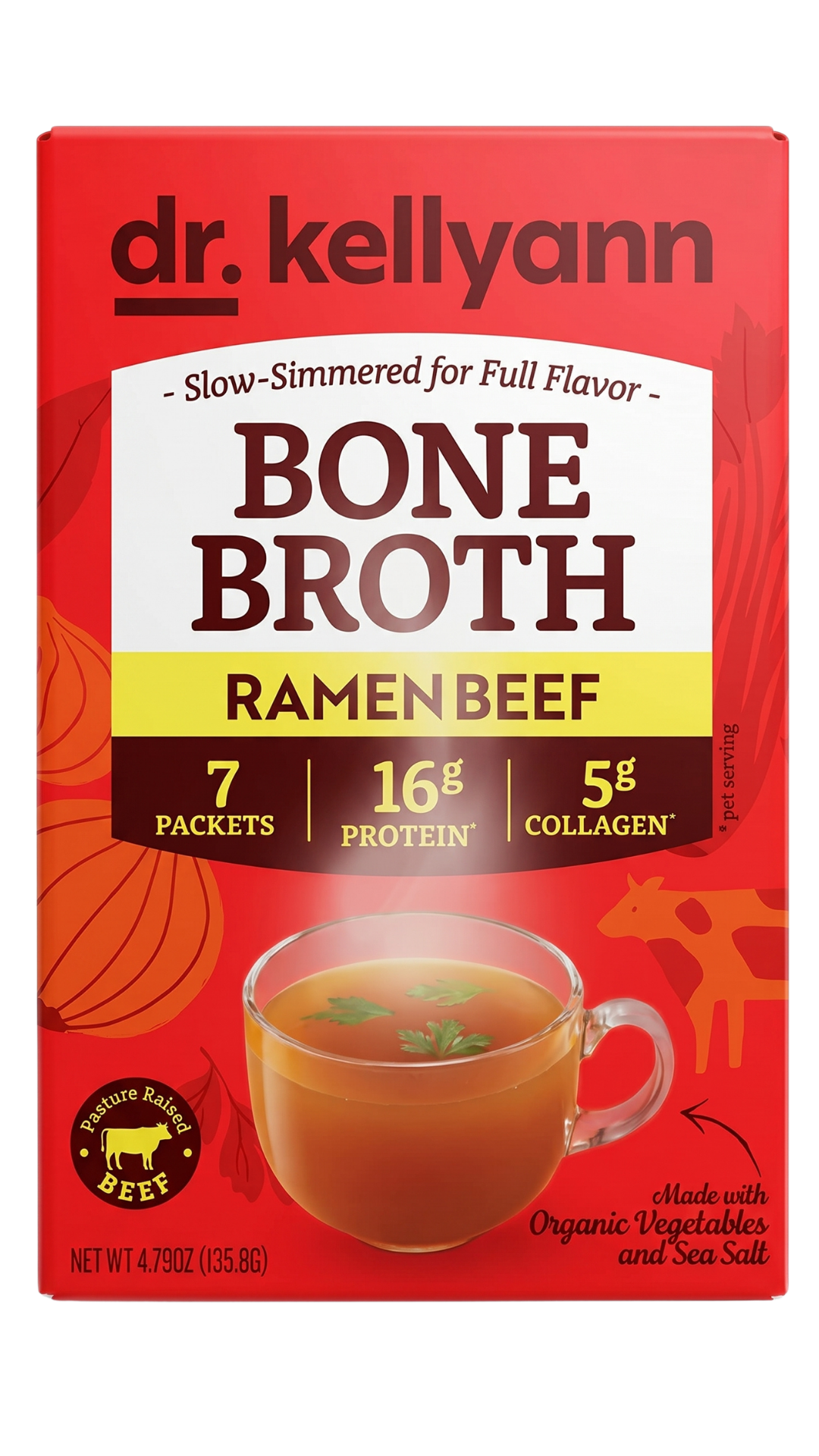 Dr. Kellyann Sipping Broth Ramen Beef Powder 4ct - Image 1 of 6
