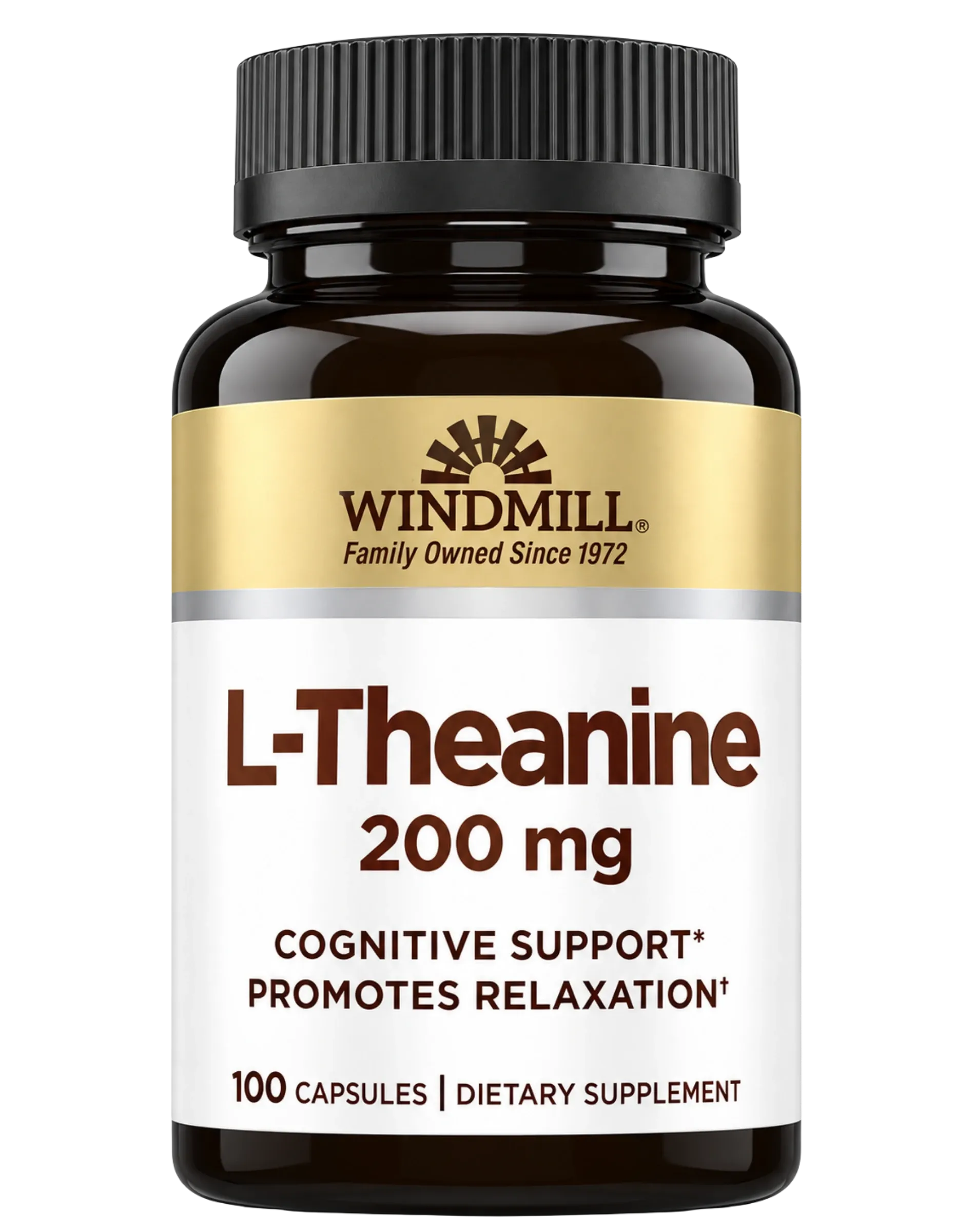 Windmill L-Theanine 200mg Capsules 100ct - Image 1 of 4