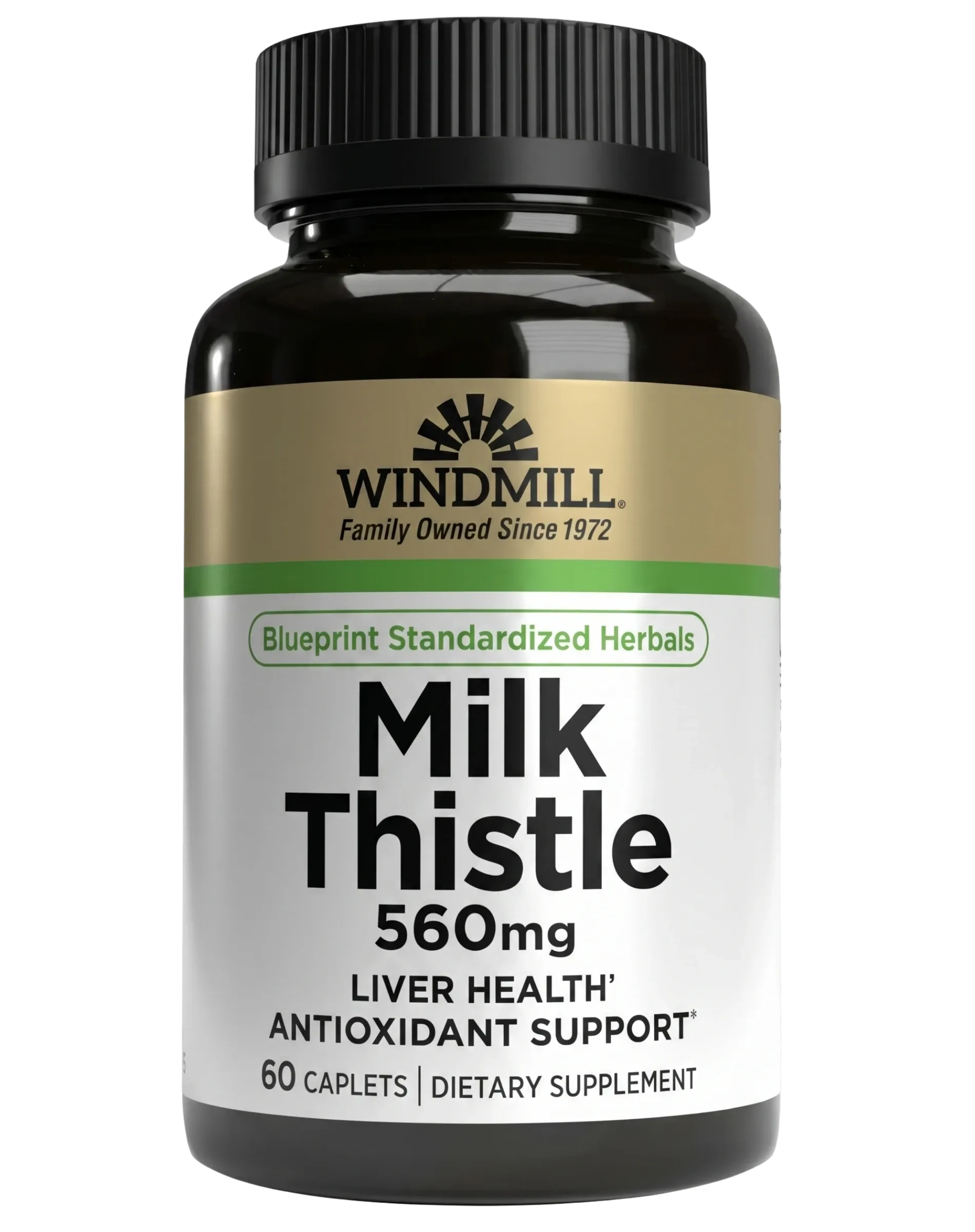 Windmill Milk Thistle 560mg Liver Support Caplets 60ct - Image 1 of 4