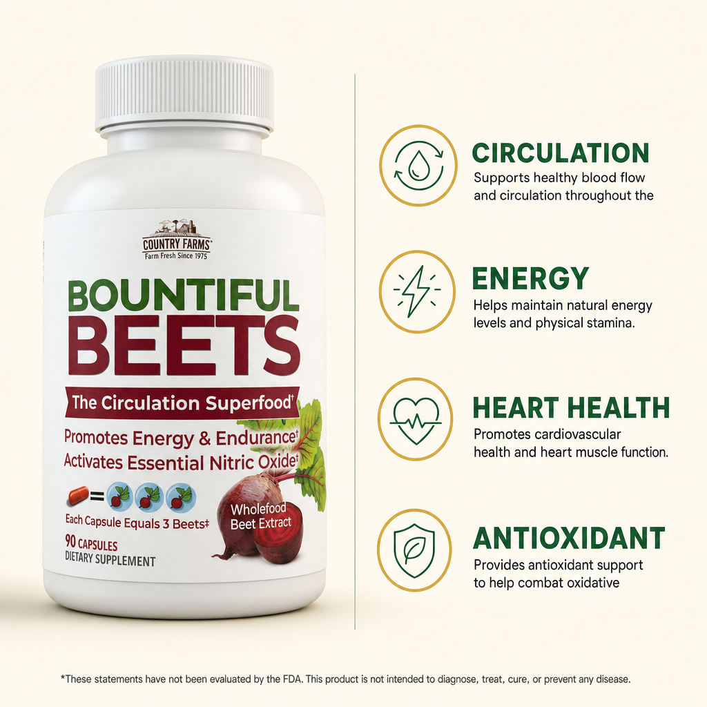 Country Farms Beets Root Extract 500mg Capsules 90ct — view 2
