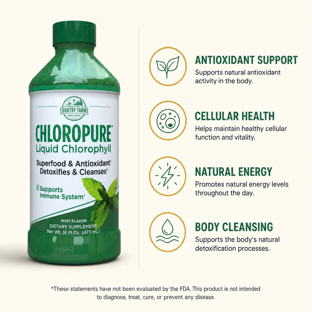 Country Farms Chlorophyll Liquid Supplement 16 oz oz. 16ct - angle 2 of 5