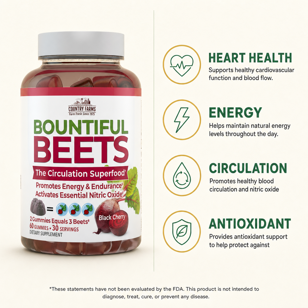 Country Farms Bountiful Beets Gummies 60ct — view 2