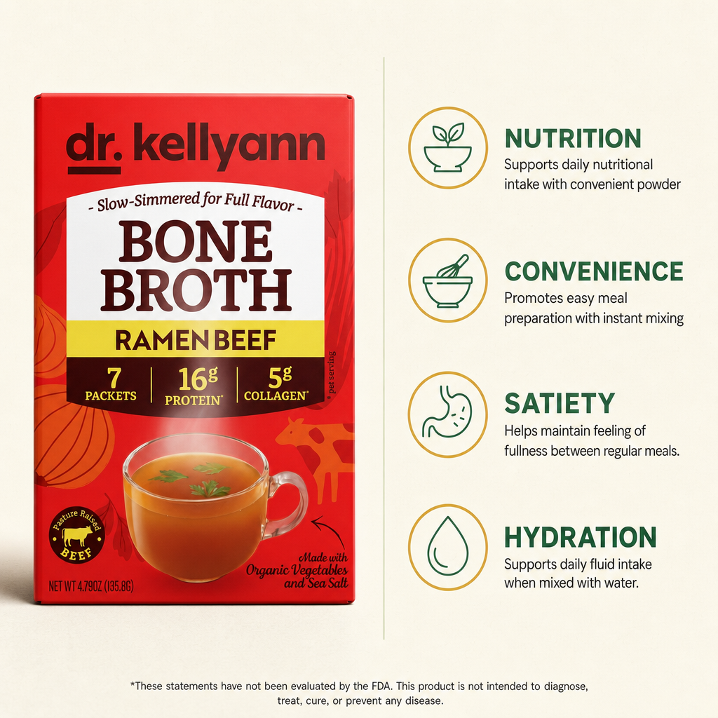 Dr. Kellyann Sipping Broth Ramen Beef Powder 4ct — view 2
